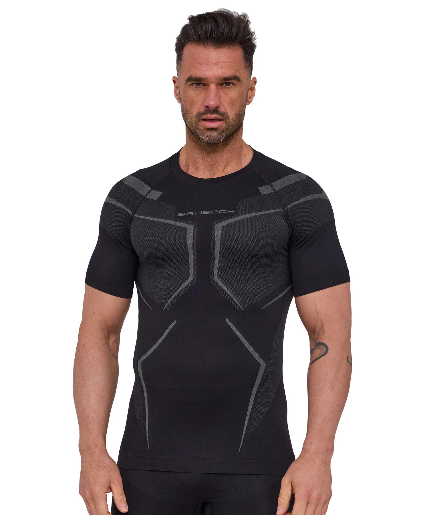 brubeck-dry-t-shirt-thermique-homme-manches-courtes-respirant image 5