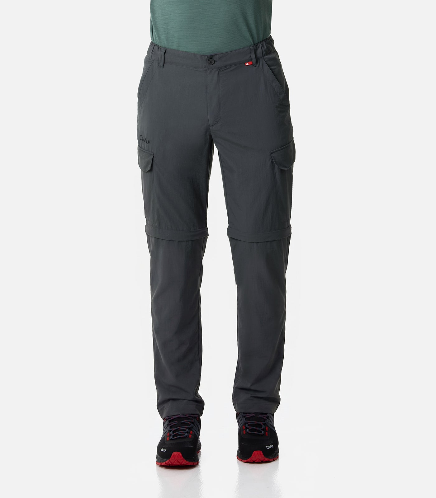 cimalp-katmandou-court-3-h-pantalon-trek-homme-anthracite-2-en-1 image 1