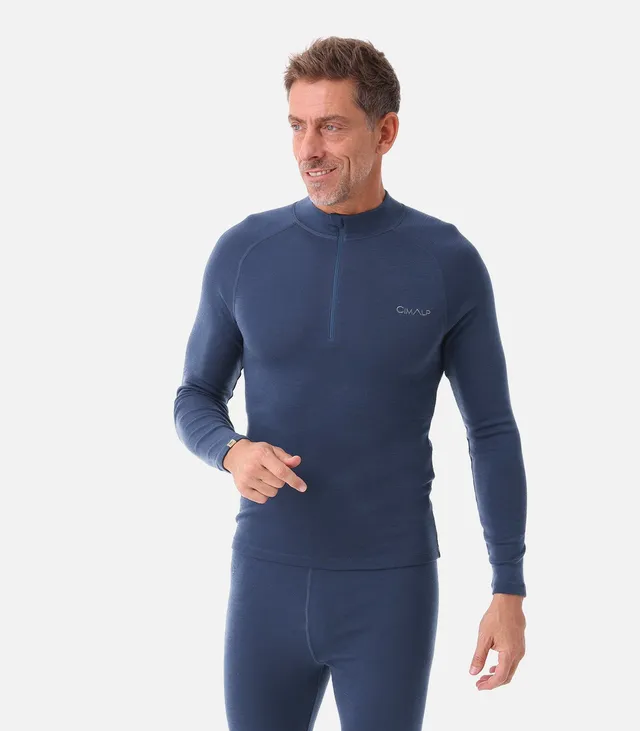 cimalp-wool-zip-240-h-sous-v-tement-thermique-m-rinos-noir image 1