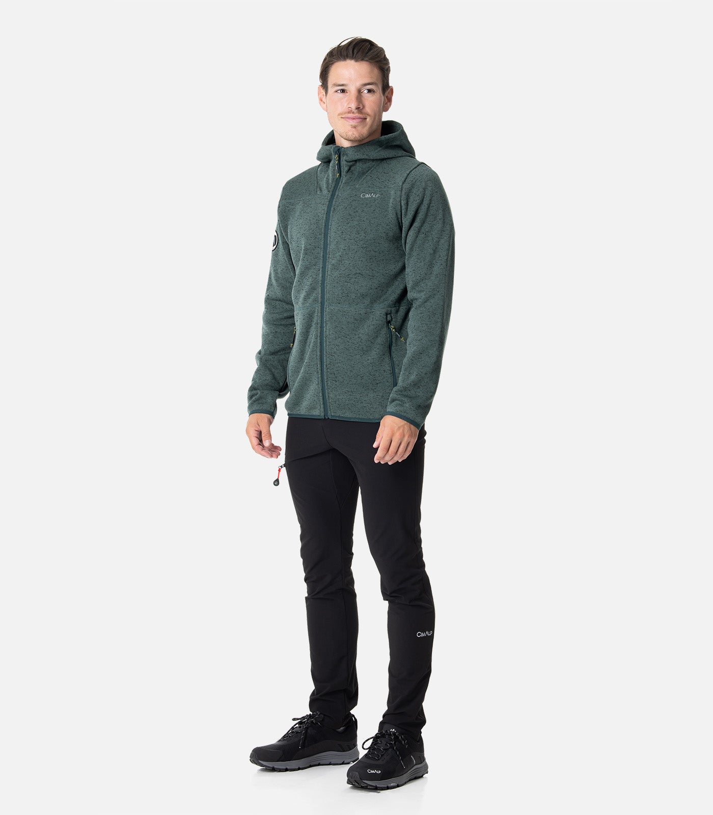 cimalp-vercors-4-h-veste-polaire-homme-vert-recycl image 7
