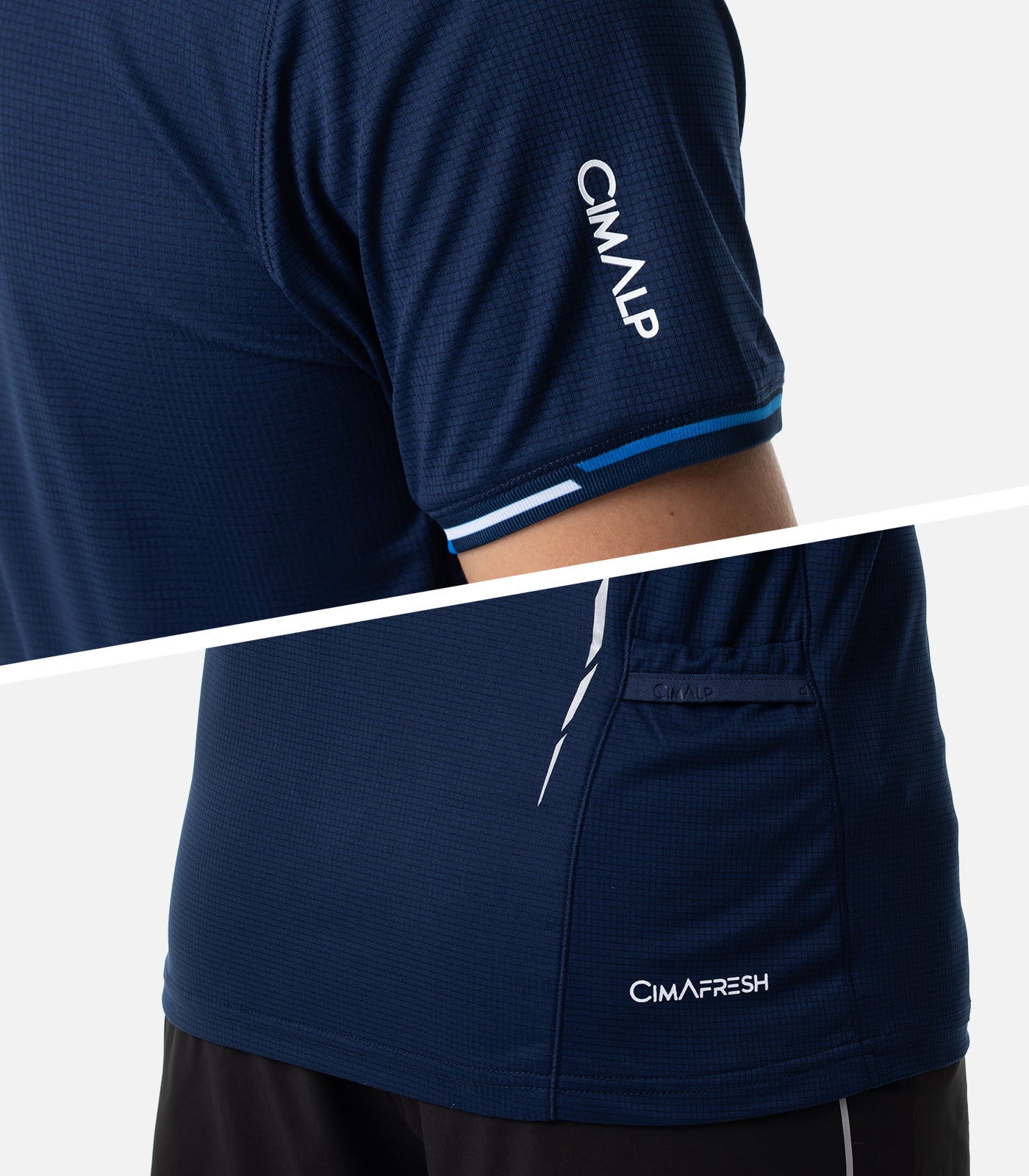 cimalp-faraut-h-t-shirt-trail-marine-demi-zip-respirant image 5