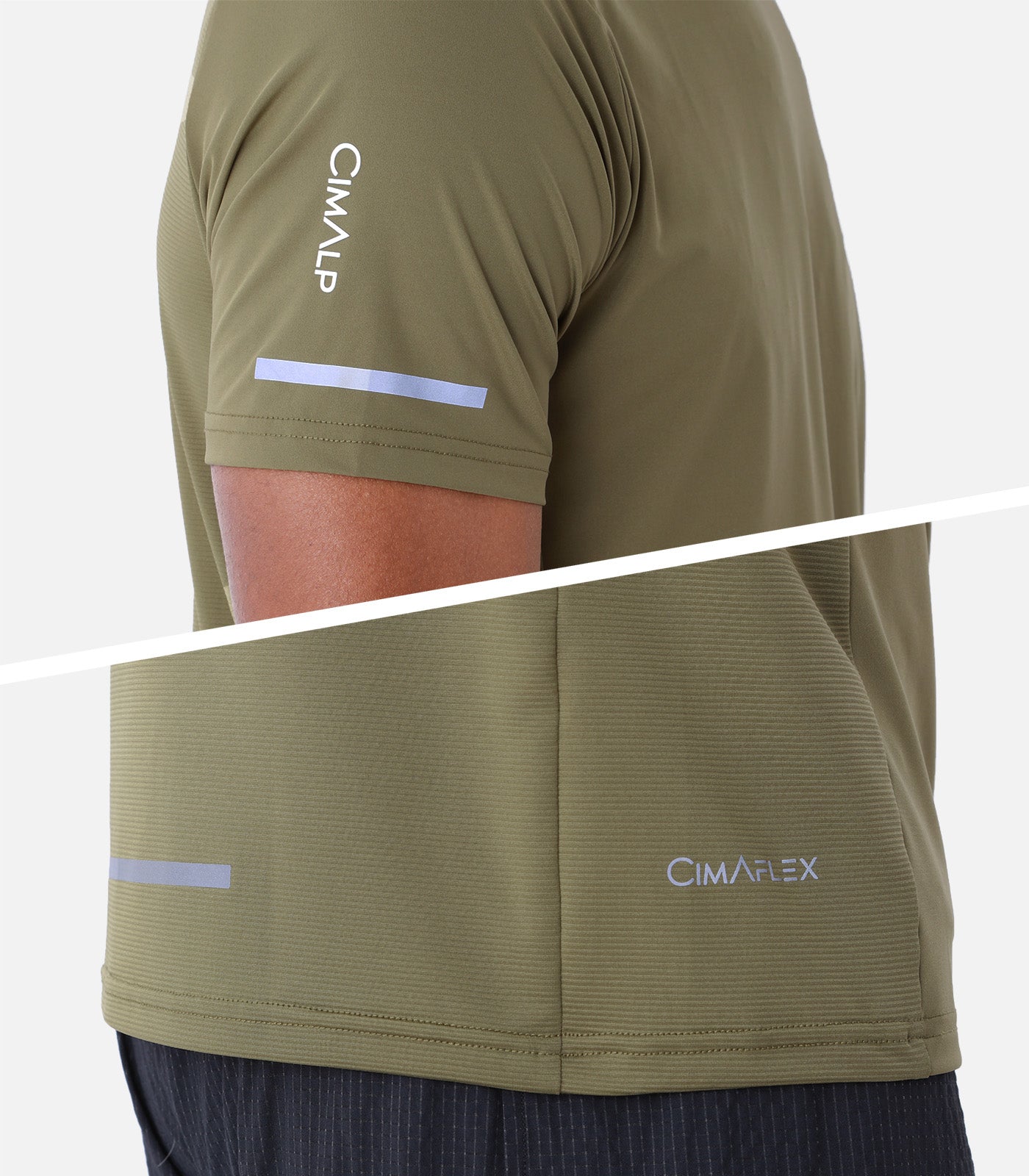 cimalp-denali-h-t-shirt-randonn-e-homme-vert-olive-respirant image 5