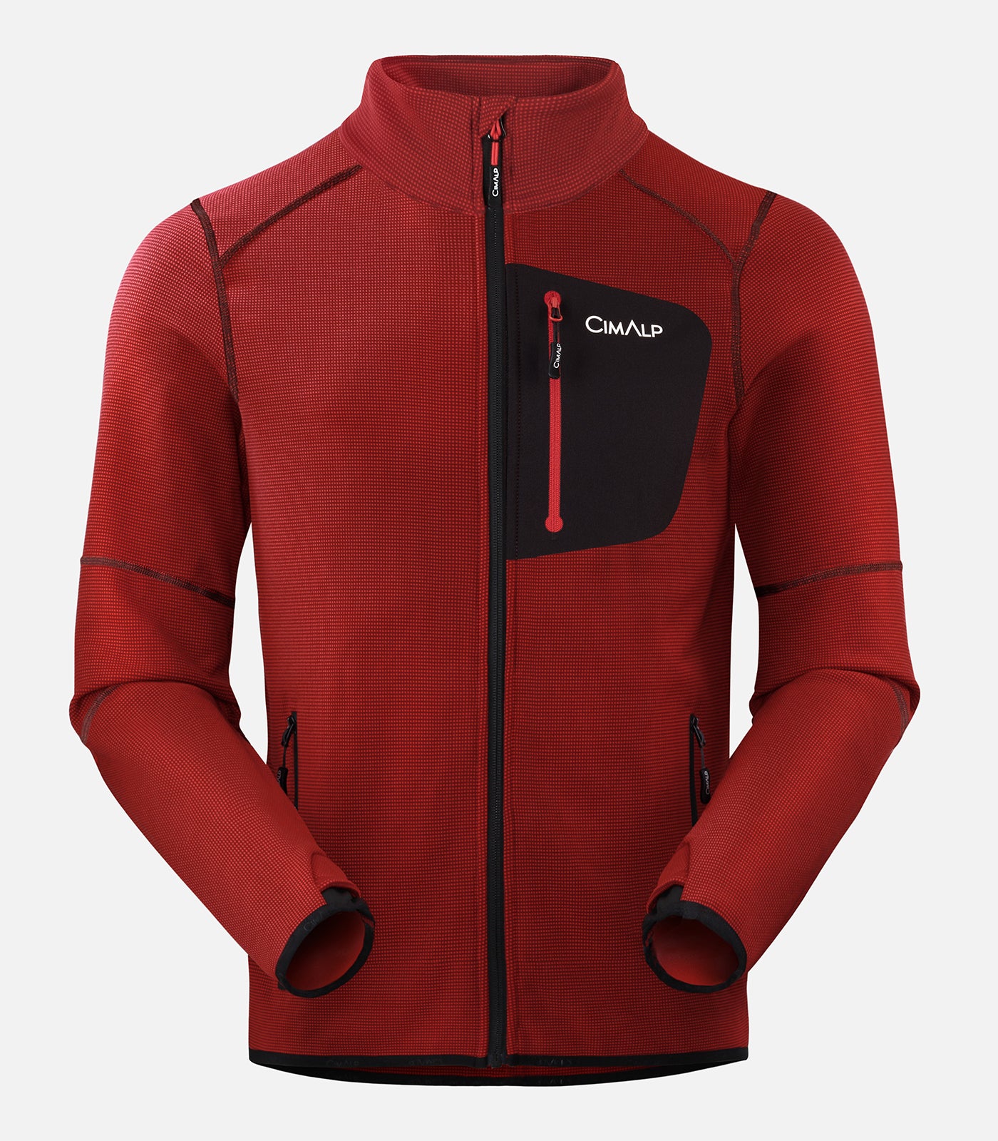 cimalp-brevent-2-h-veste-polaire-homme-vert-fonc-stretch image 6
