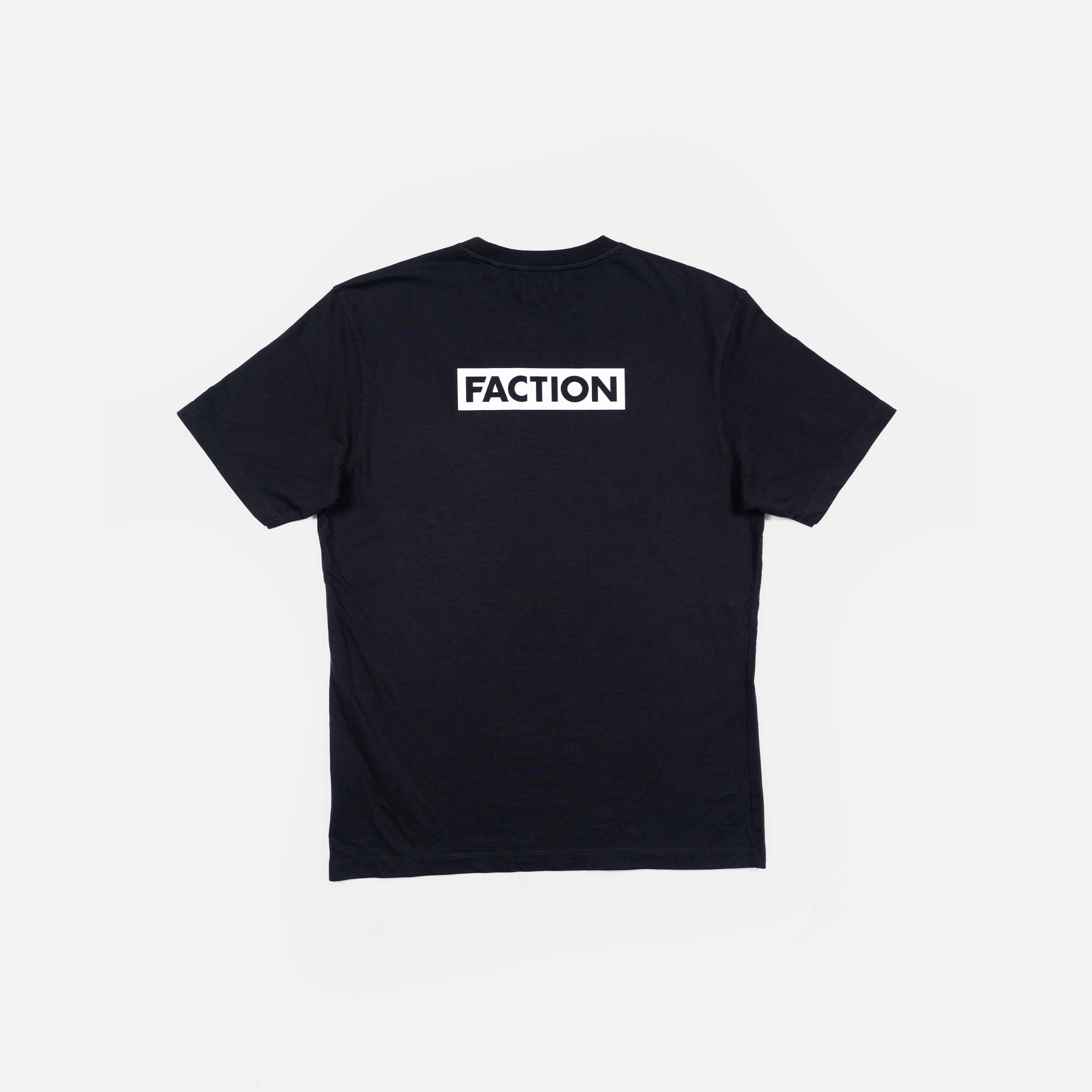 faction-logo-tee-t-shirt-noir-100-coton-adulte image 2