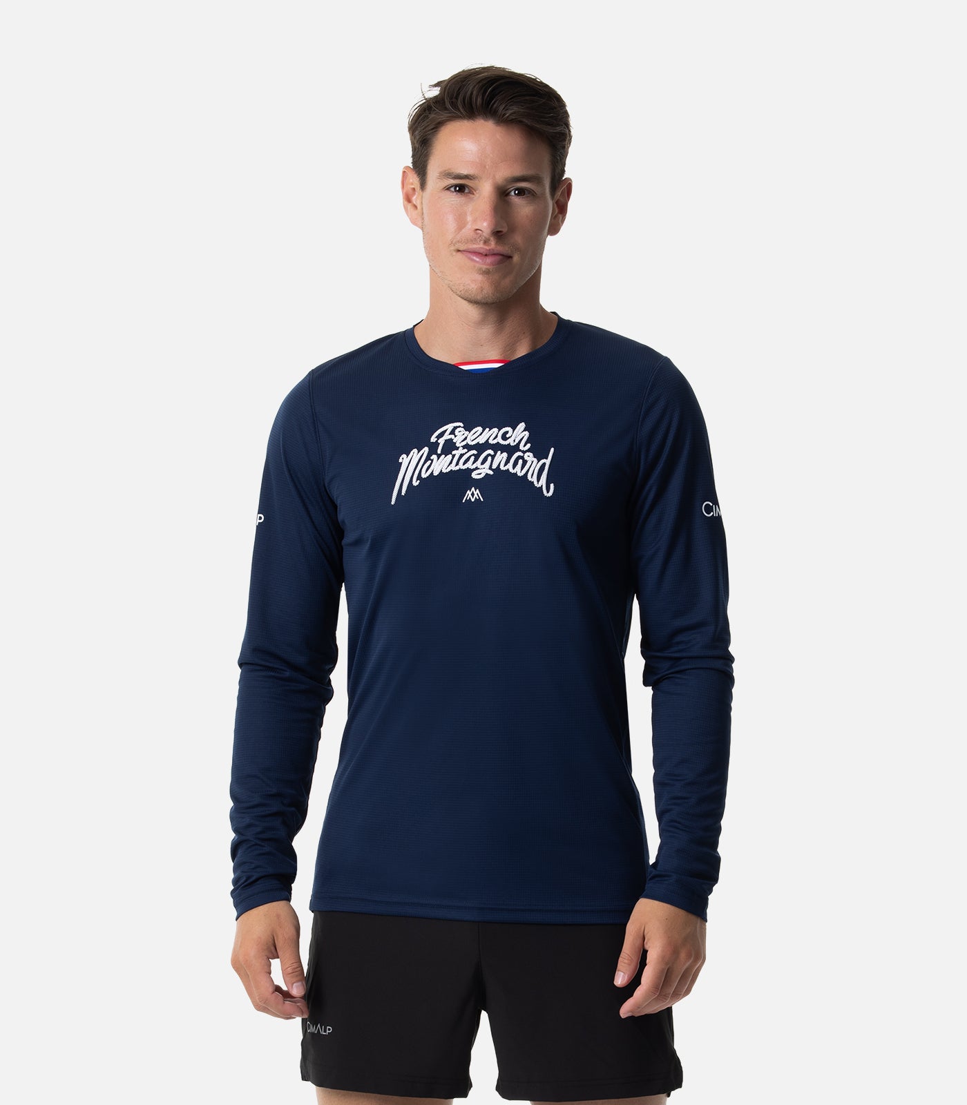 cimalp-french-montagnard-ls-t-shirt-trail-homme-marine-s image 1