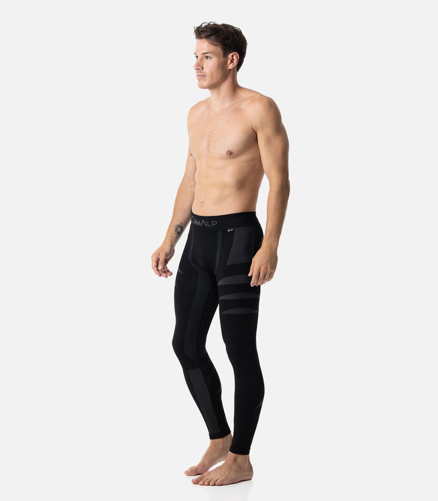 cimalp-strategic-pant-3-collant-thermique-homme-noir-bleu-bambou image 3
