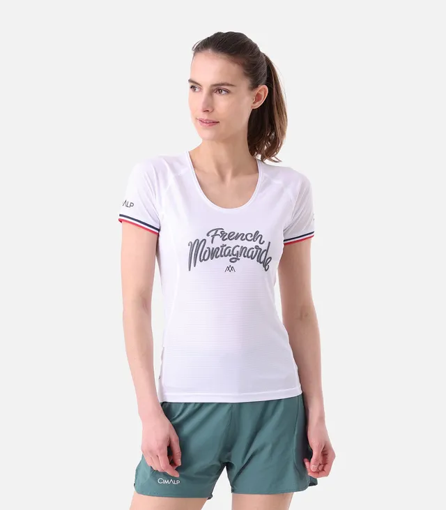 cimalp-la-fran-aise-2-f-t-shirt-trail-femme-rose-respirant image 1