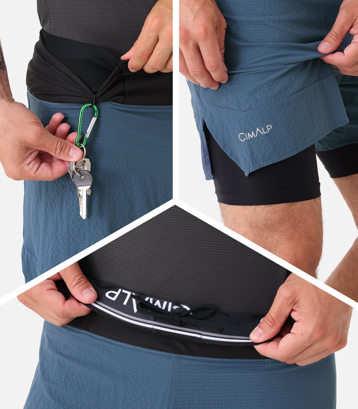 cimalp-lavaredo-h-short-trail-homme-noir-m-2-en-1-poches image 6