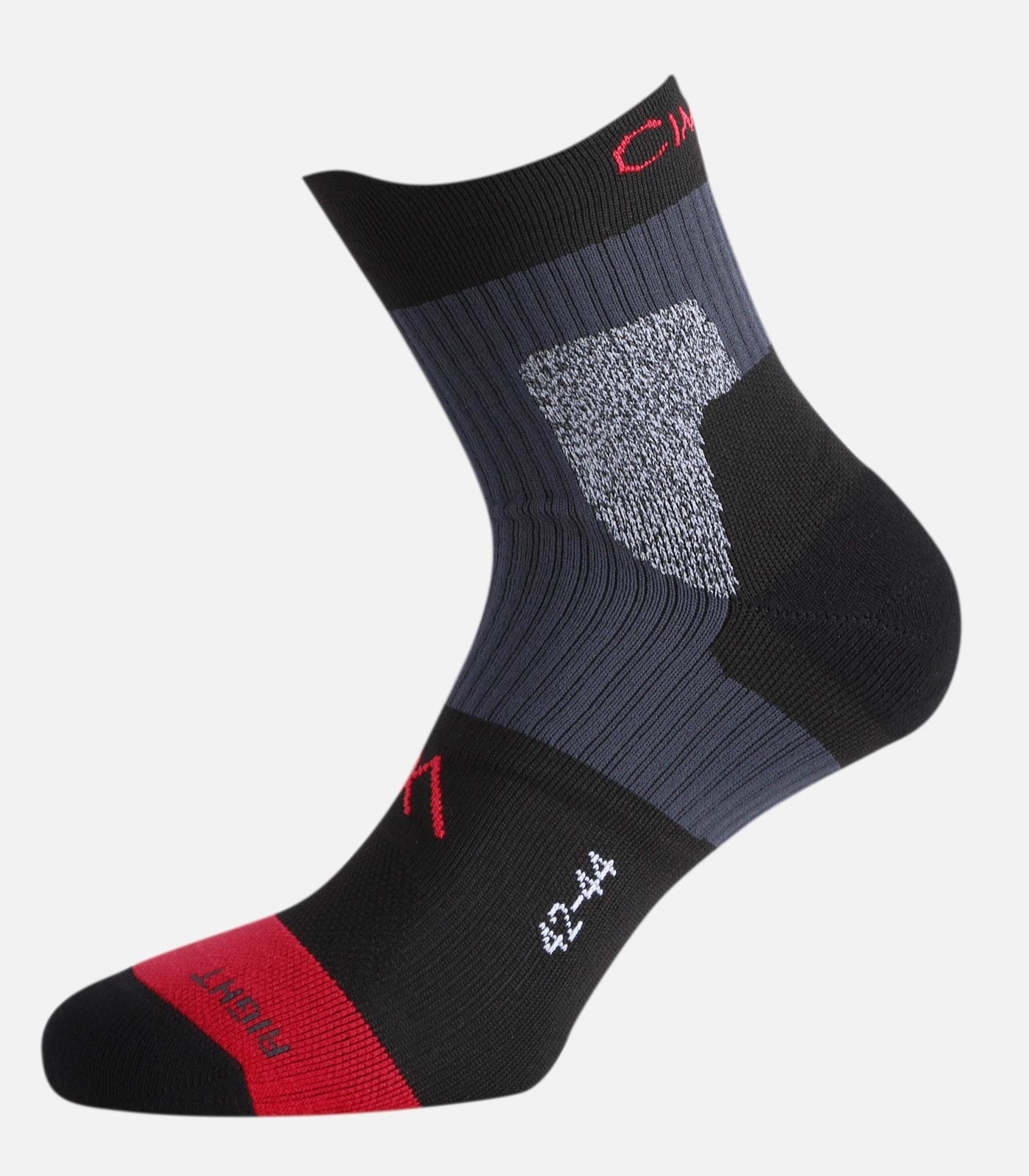 cimalp-x2-mid-chaussettes-randonn-e-double-peau-noir-rouge image 4