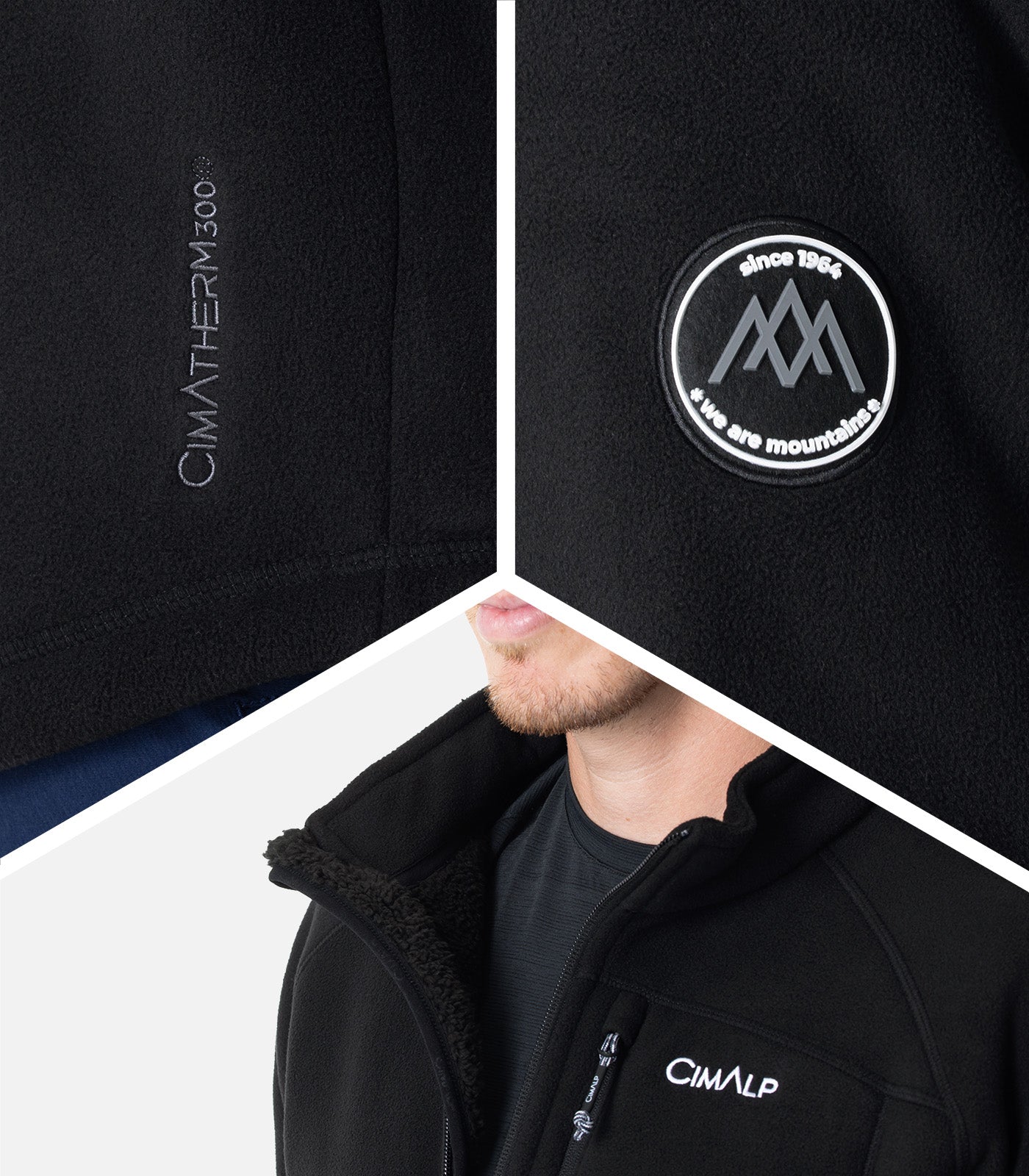 cimalp-canada-6-polaire-homme-noir-extra-chaud-620g image 5