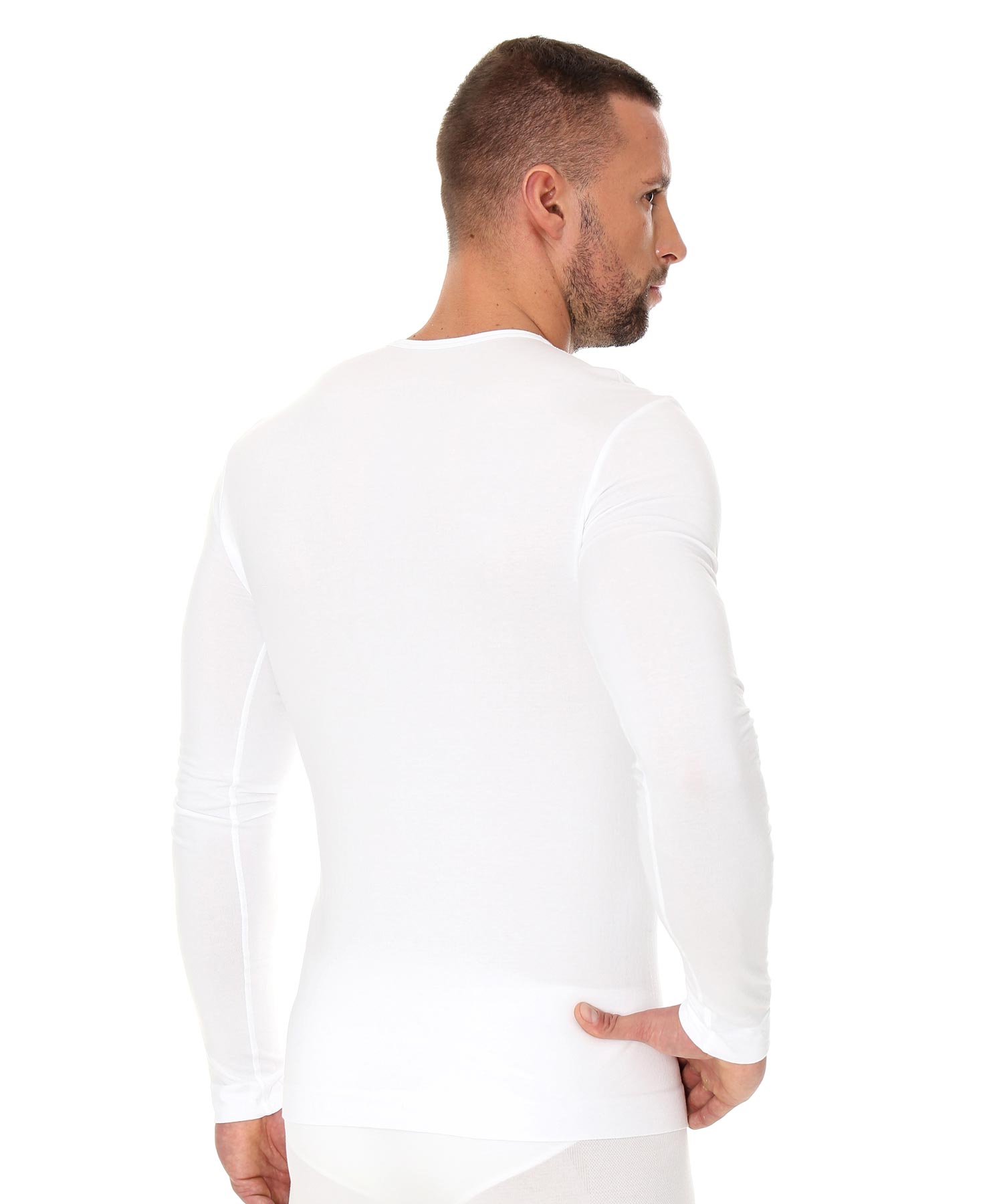 brubeck-comfort-cotton-t-shirt-coton-homme-manches-longues image 2