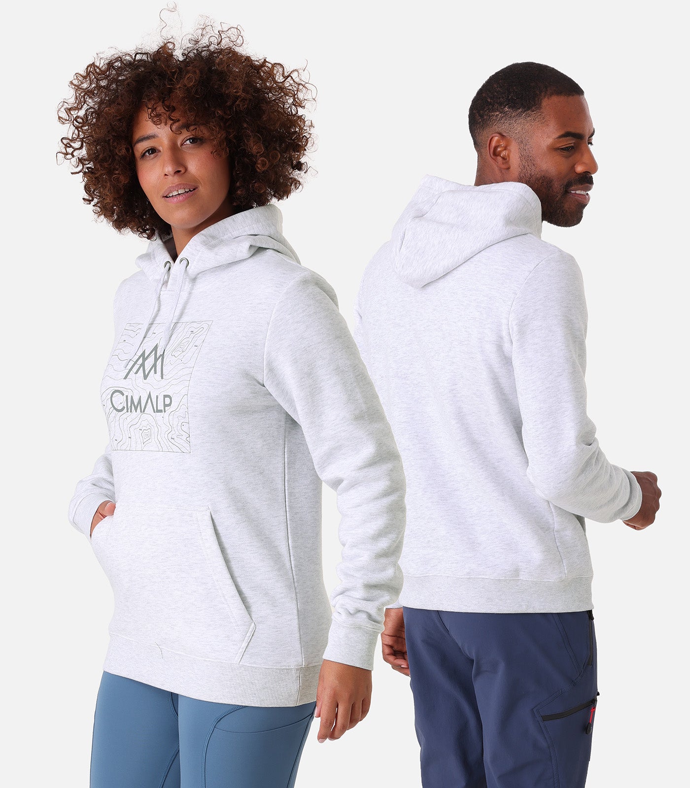 cimalp-icon-2-hoodie-sweat-capuche-brique-coton image 1