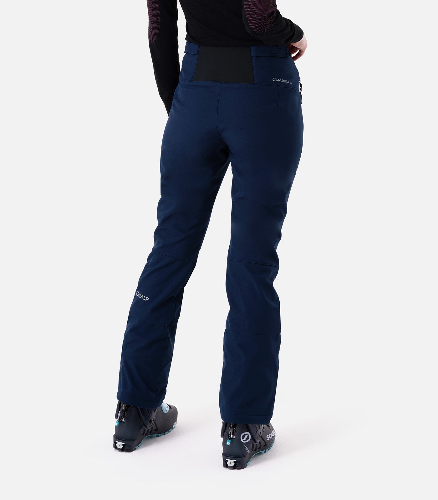 cimalp-snow-pant-court-5-f-pantalon-ski-court-noir image 3