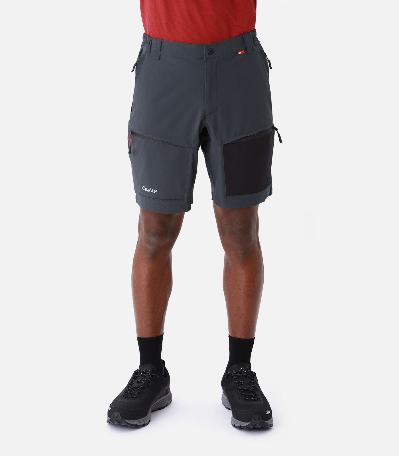 cimalp-rock-medium-2-h-short-randonnee-homme-marron-stretch image 1