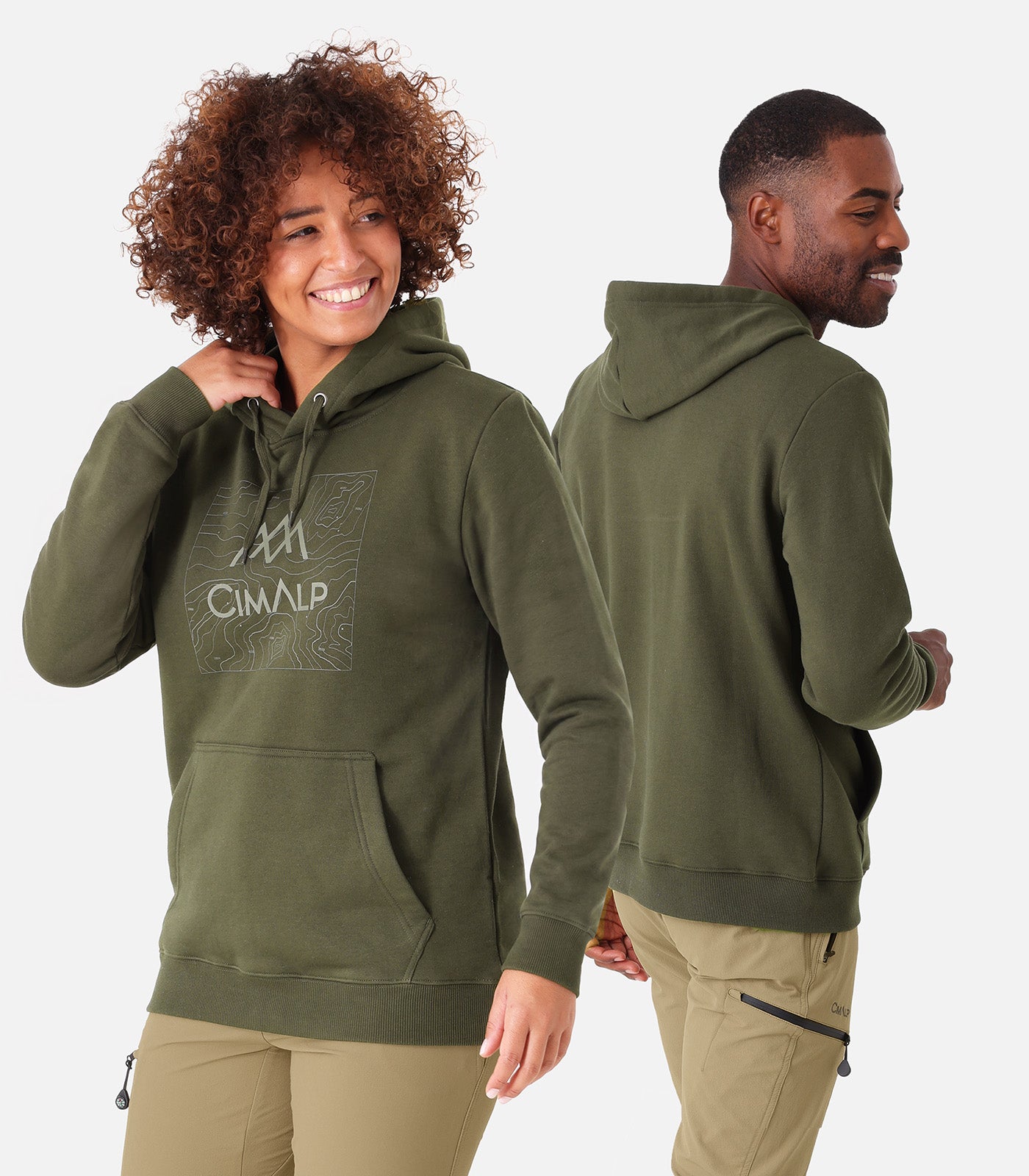 cimalp-icon-2-hoodie-sweat-capuche-brique-coton image 7