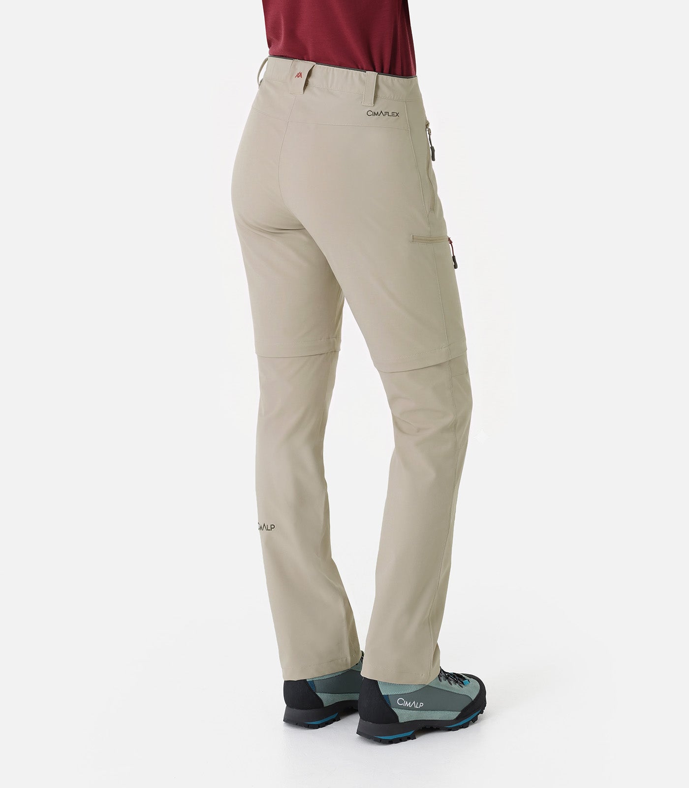 cimalp-claret-f-pantalon-rando-femme-convertible-sable image 4