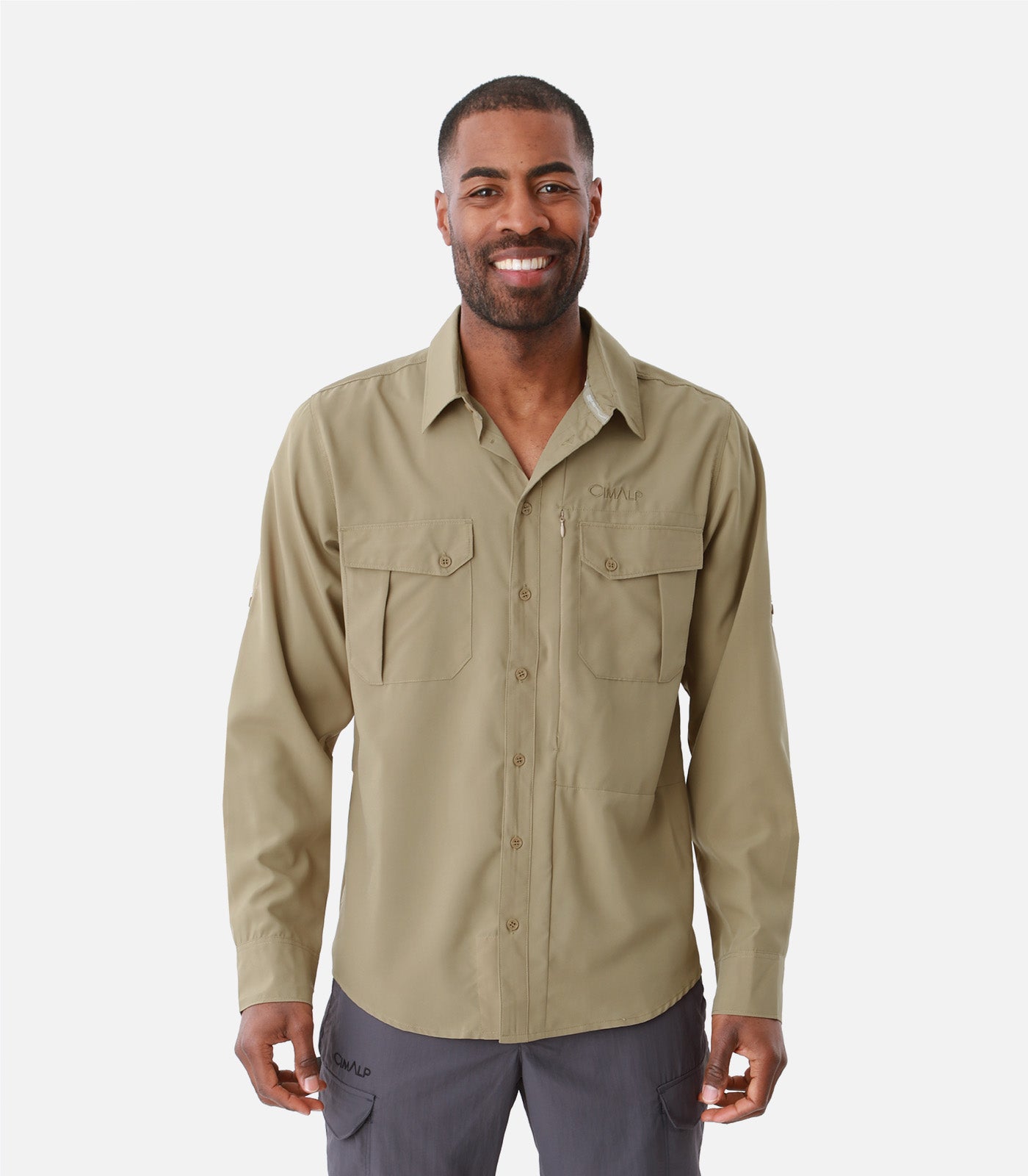cimalp-acapulco-4-h-chemise-rando-homme-beige-m-anti-moustique image 1