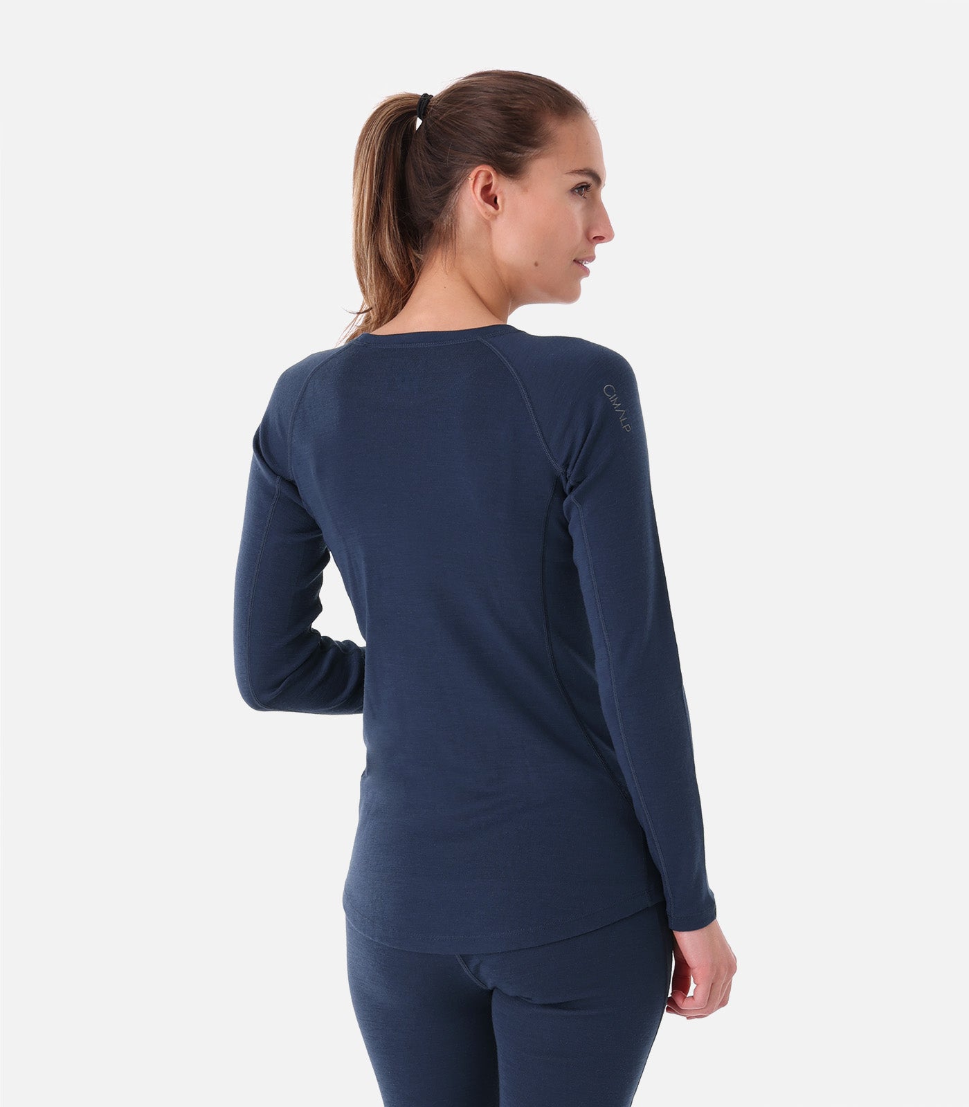 cimalp-wool-top-150-f-sous-v-tement-thermique-femme-noir-laine image 4