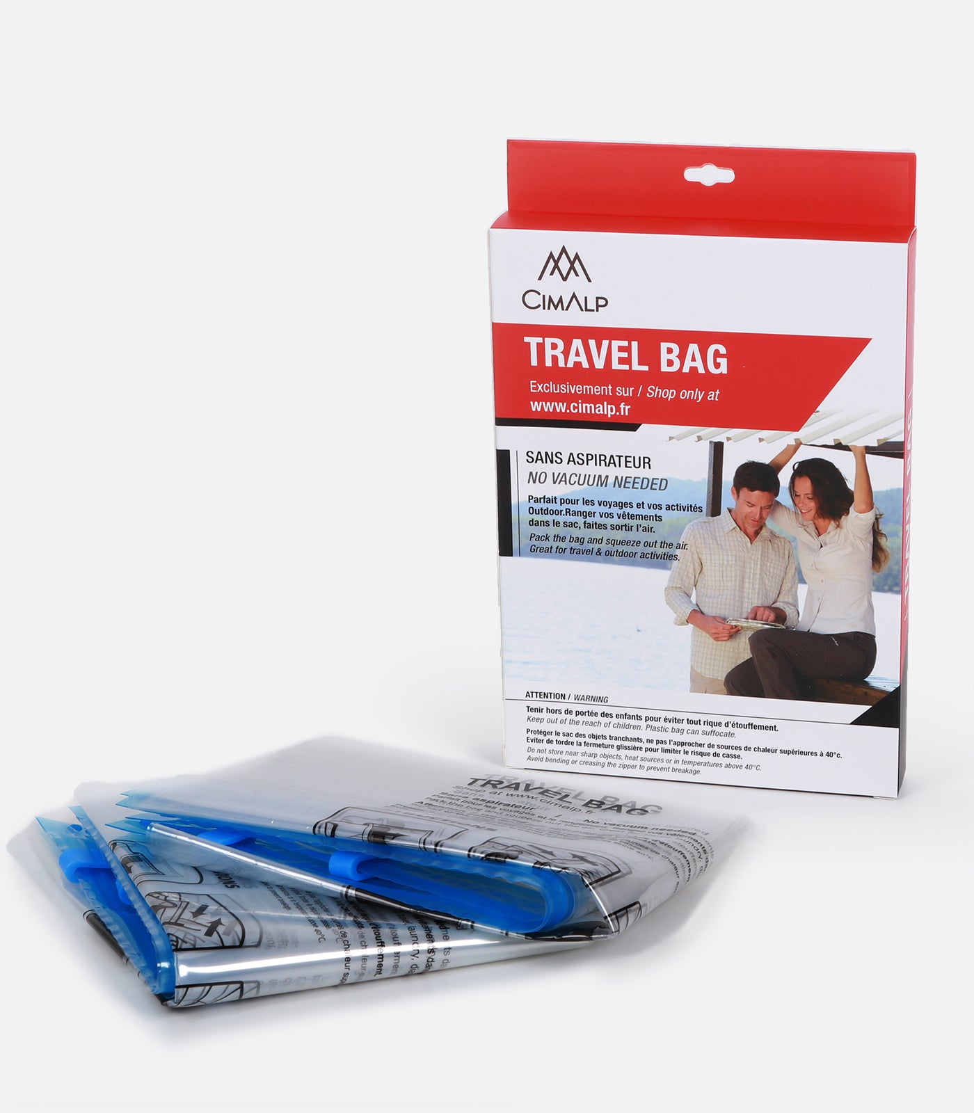cimalp-travel-bag-sacs-compression-voyage-blanc-x4 image 1