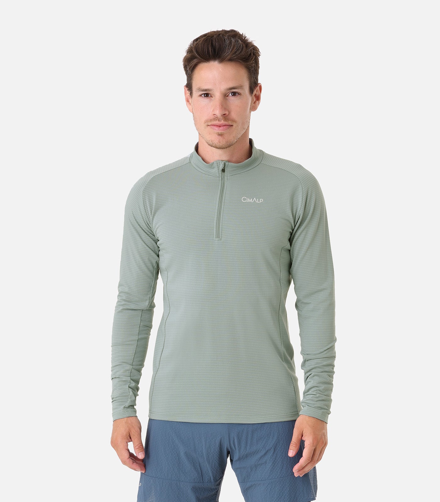 cimalp-musan-h-veste-polaire-homme-vert-amande-202g image 7