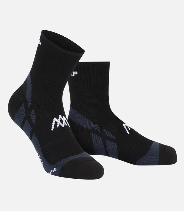 cimalp-trail-mid-chaussettes-trail-noir-orange image 1
