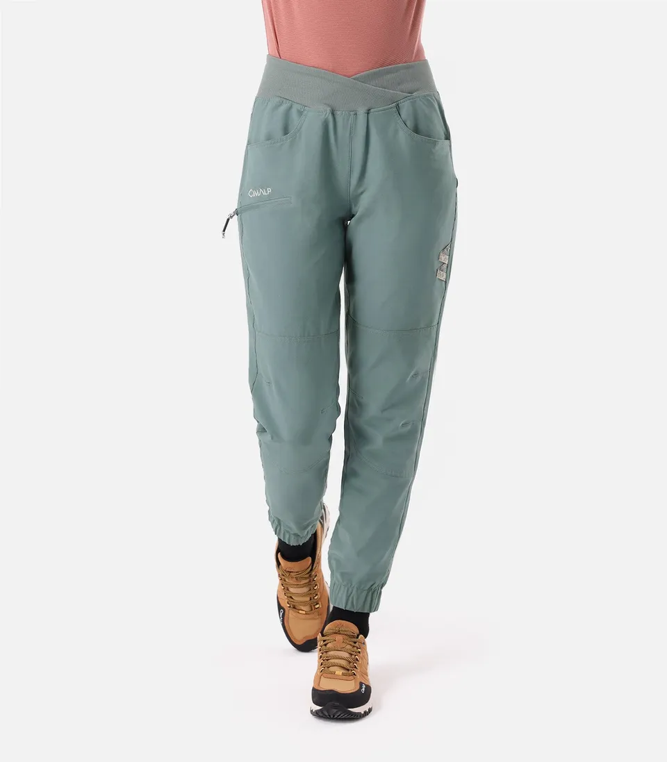 cimalp-presles-f-pantalon-escalade-femme-bordeaux-souple image 1
