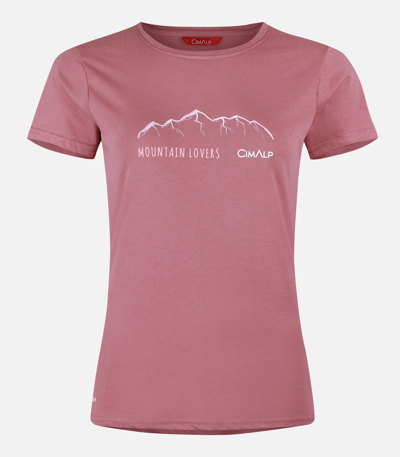 cimalp-mountain-2-f-t-shirt-rando-femme-rose-anti-uv image 2