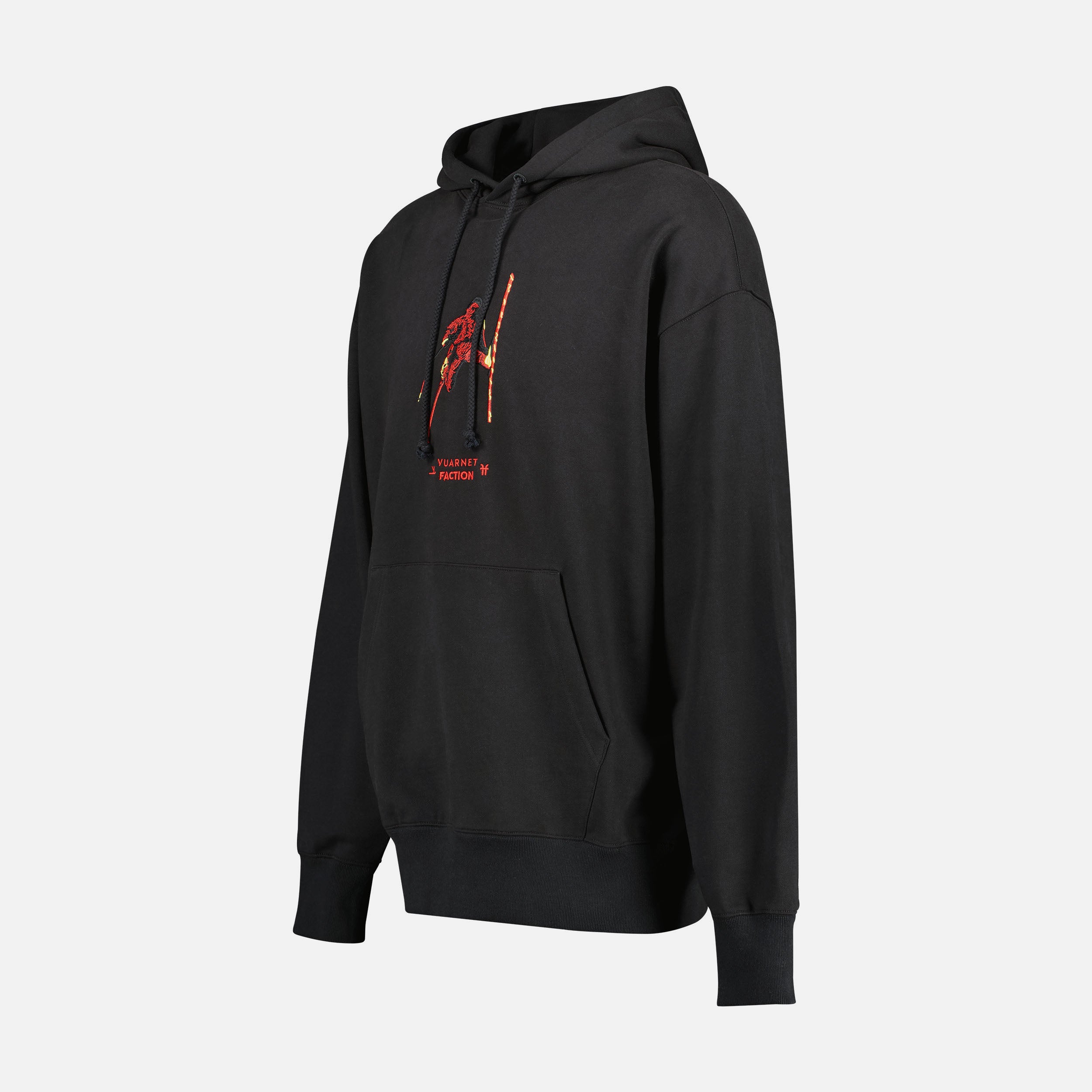 faction-x-vuarnet-hoodie-mogul-sweat-capuche-noir-m image 2