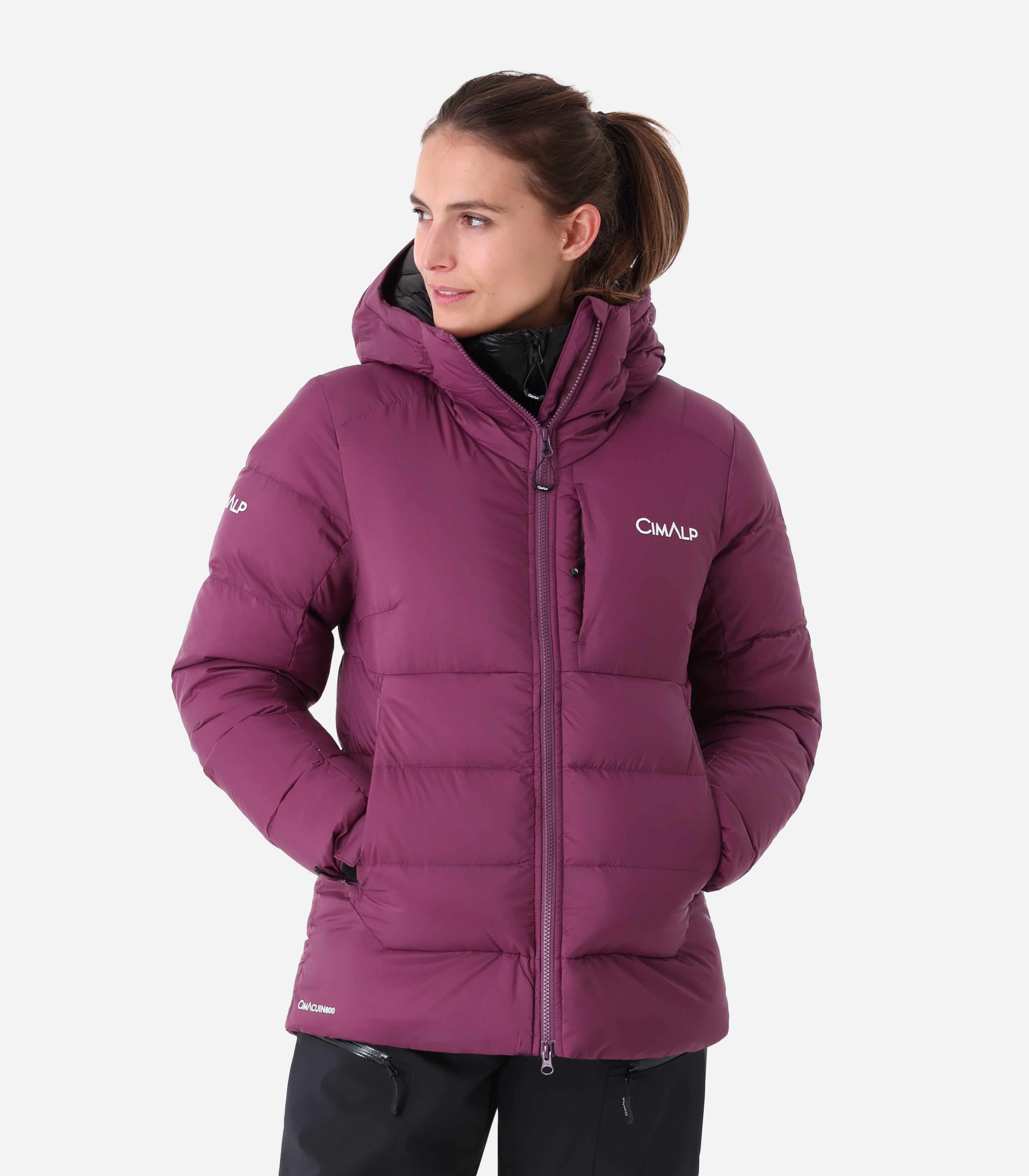 cimalp-khumbu-f-doudoune-femme-violet-plumes-grand-froid image 6