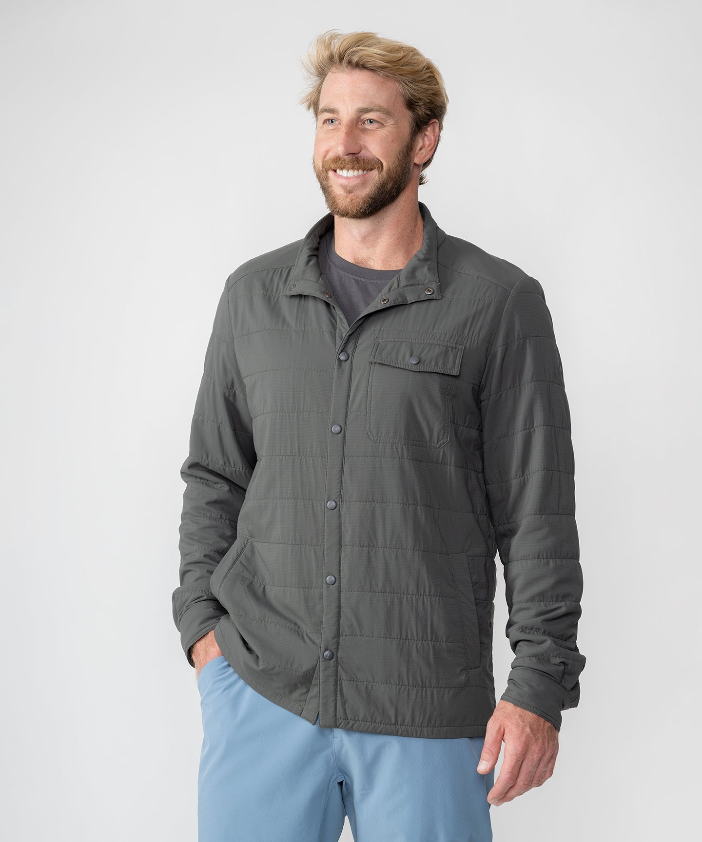strafe-highlands-surchemise-homme-charcoal-isolation-primaloft image 5