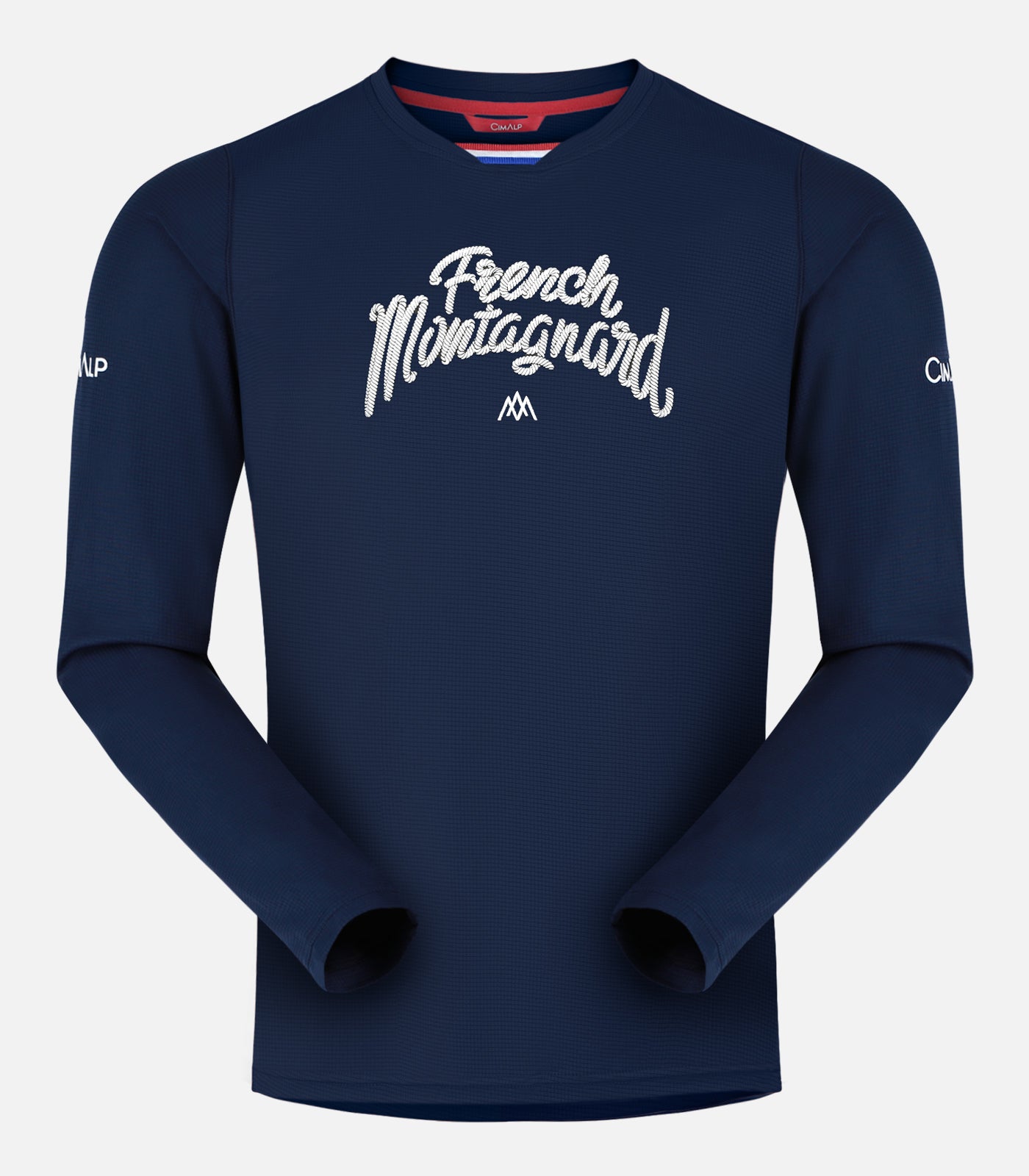 cimalp-french-montagnard-ls-t-shirt-trail-homme-marine-s image 2