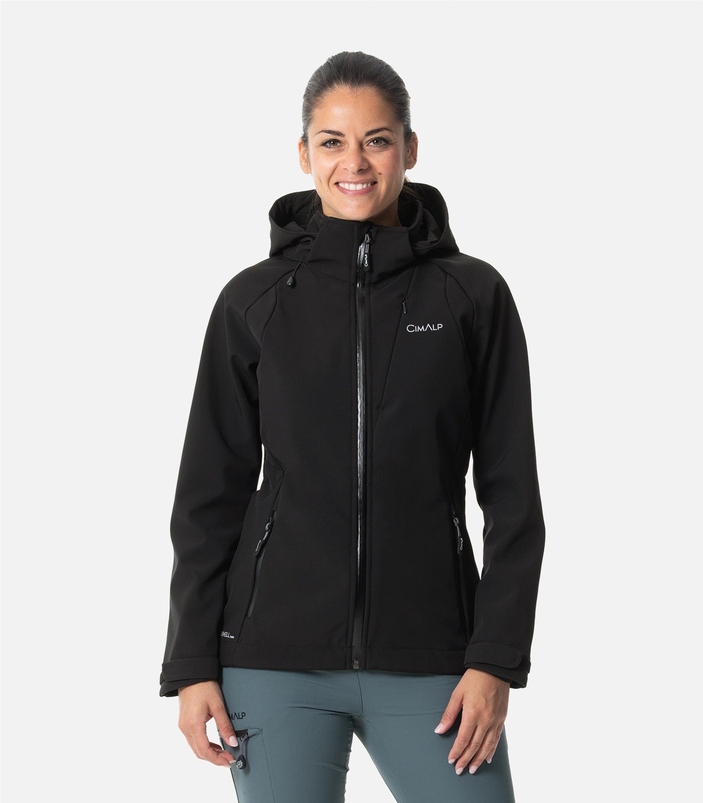 cimalp-energy-5-f-softshell-femme-noire-d-perlante image 1