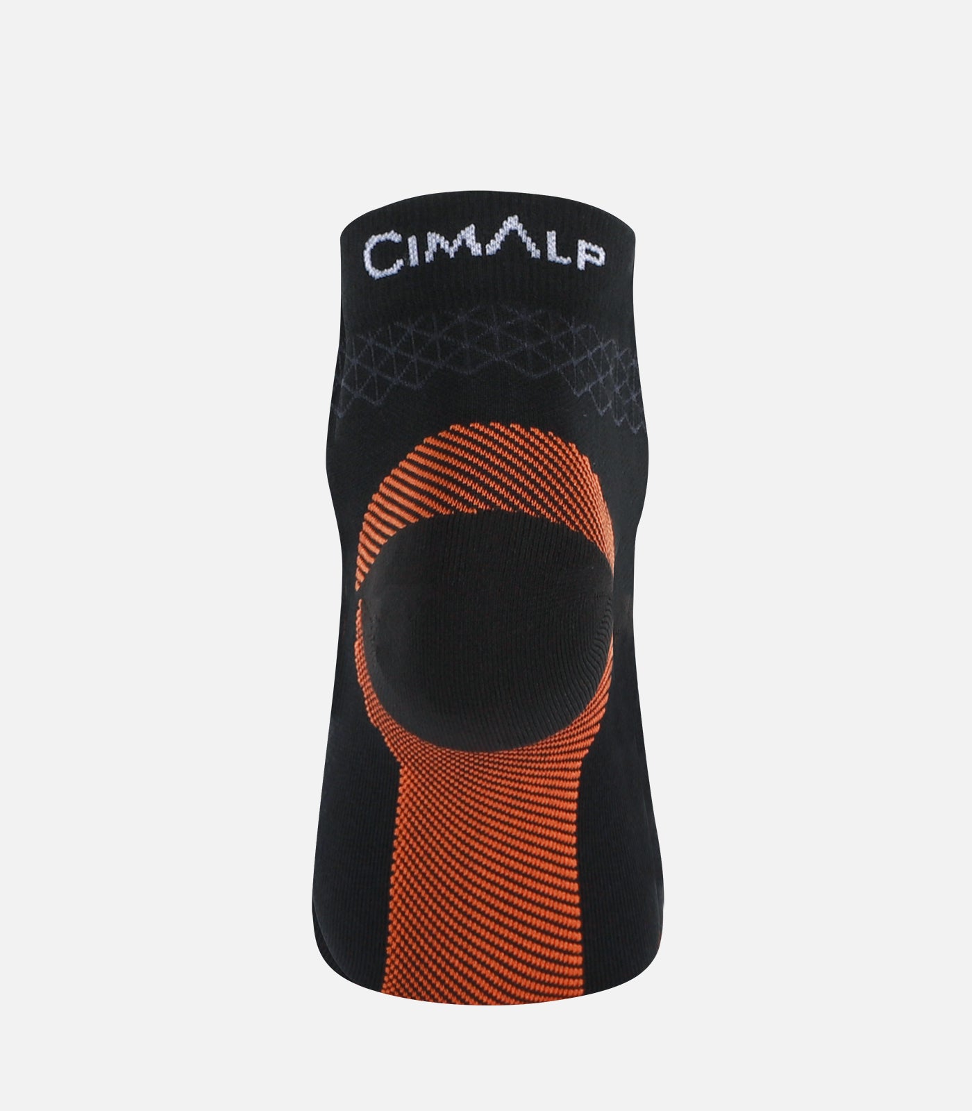 cimalp-run-mid-chaussettes-randonn-e-noir-blanc-merinos image 5