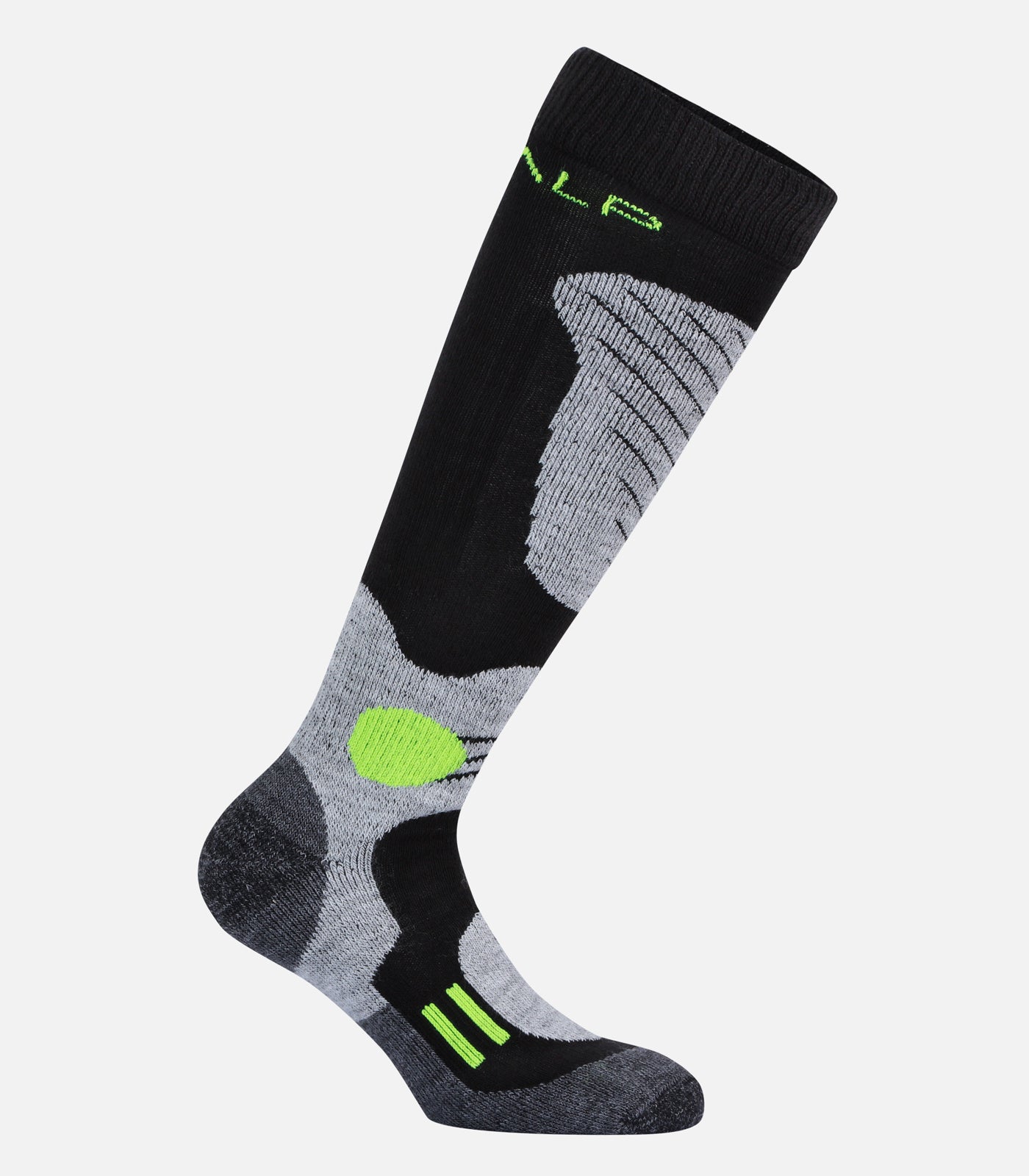 cimalp-warm-socks-chaussettes-randonn-e-noires-laine image 2