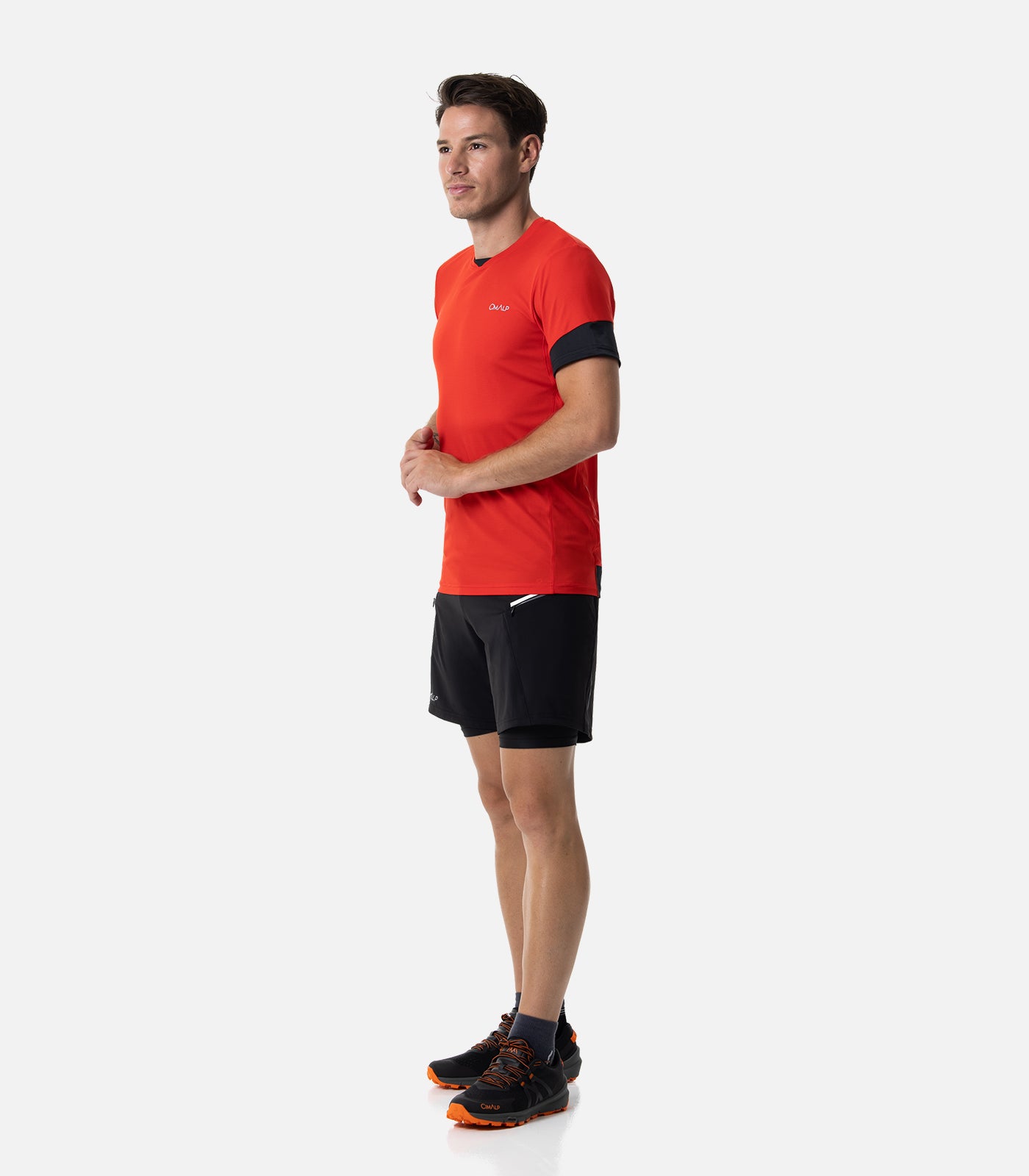 cimalp-aoste-2-h-short-trail-homme-noir-stretch image 3