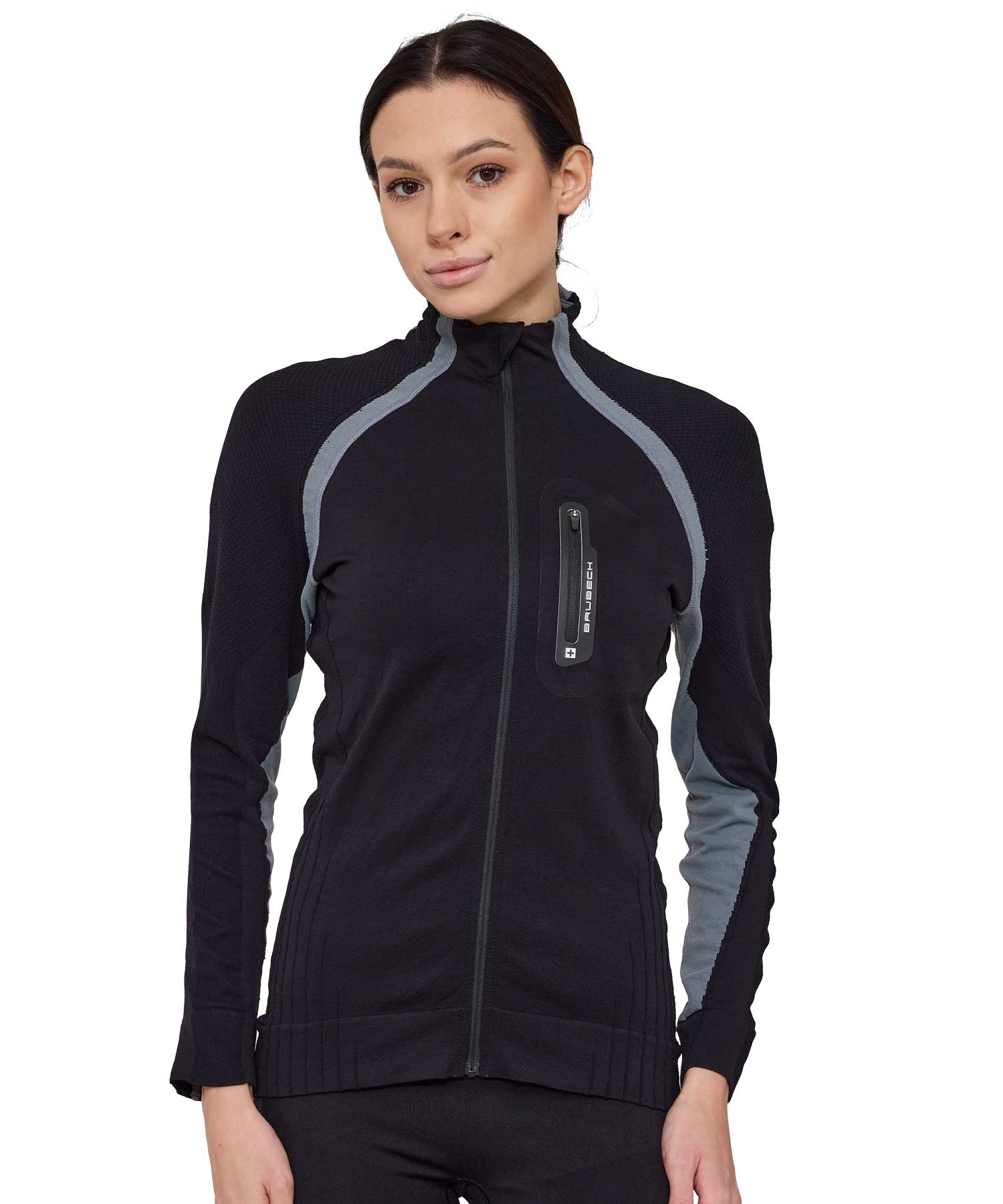 brubeck-athletic-active-pro-veste-femme-zipp-e image 5