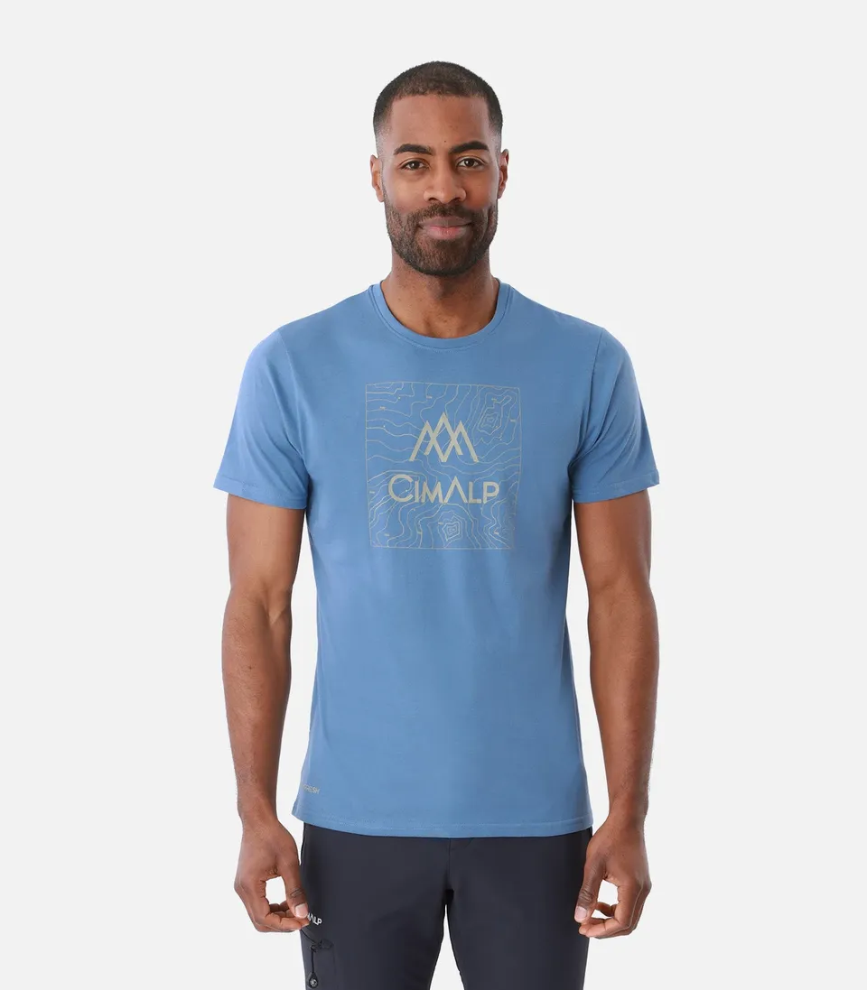 cimalp-map-2-h-t-shirt-rando-homme-bleu-anti-uv image 1