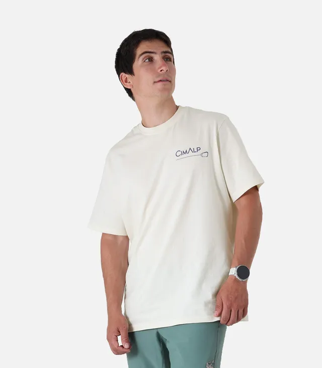 cimalp-rope-h-t-shirt-escalade-homme-beige-coton image 1