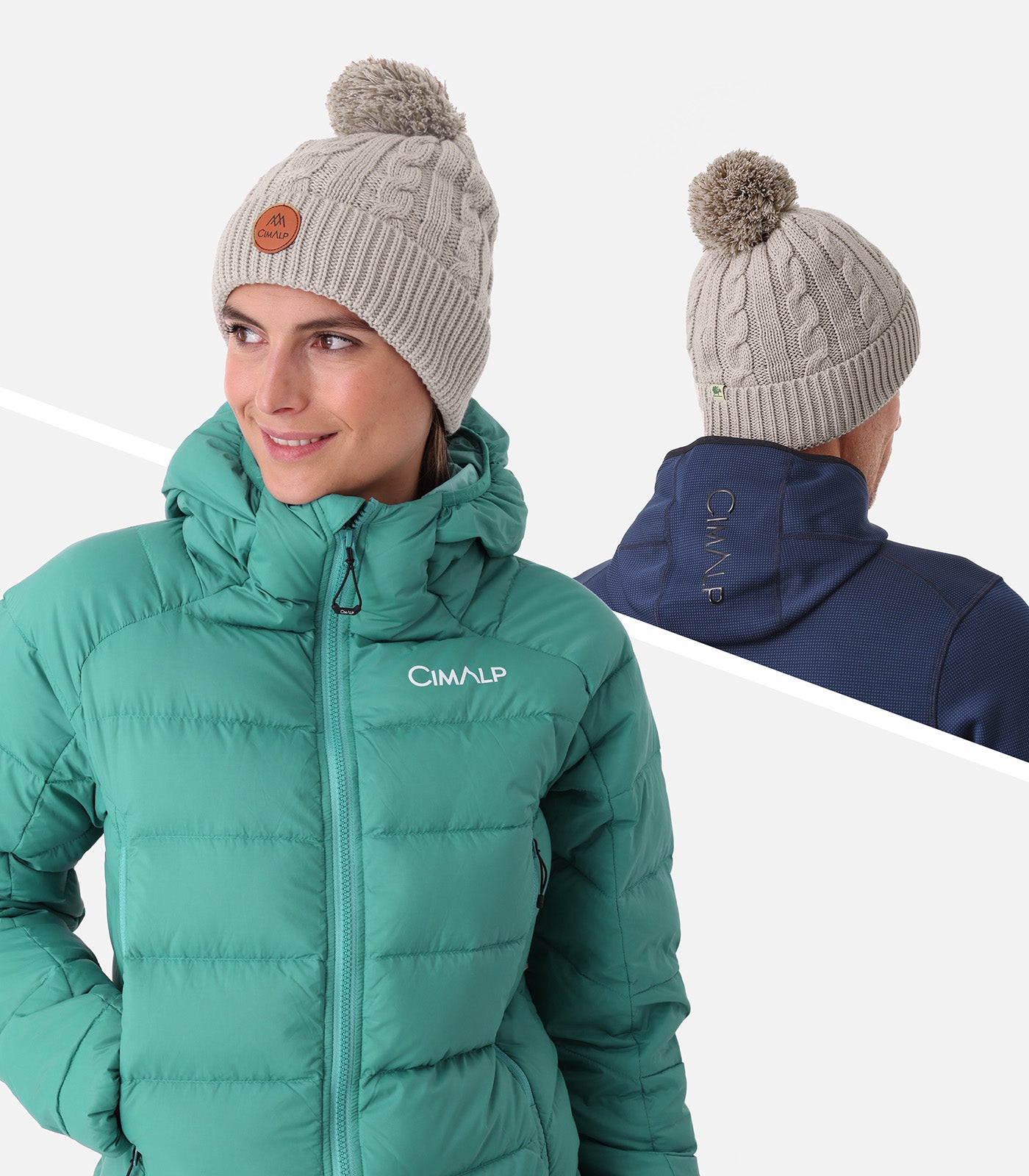cimalp-perfia-bonnet-m-rinos-gris-taille-unique image 2