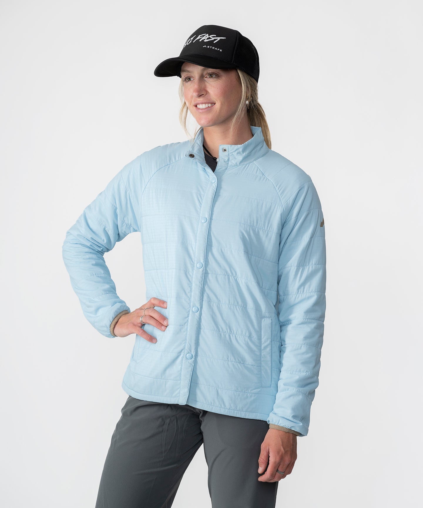 strafe-highlands-veste-isolante-femme-bleue-m image 4