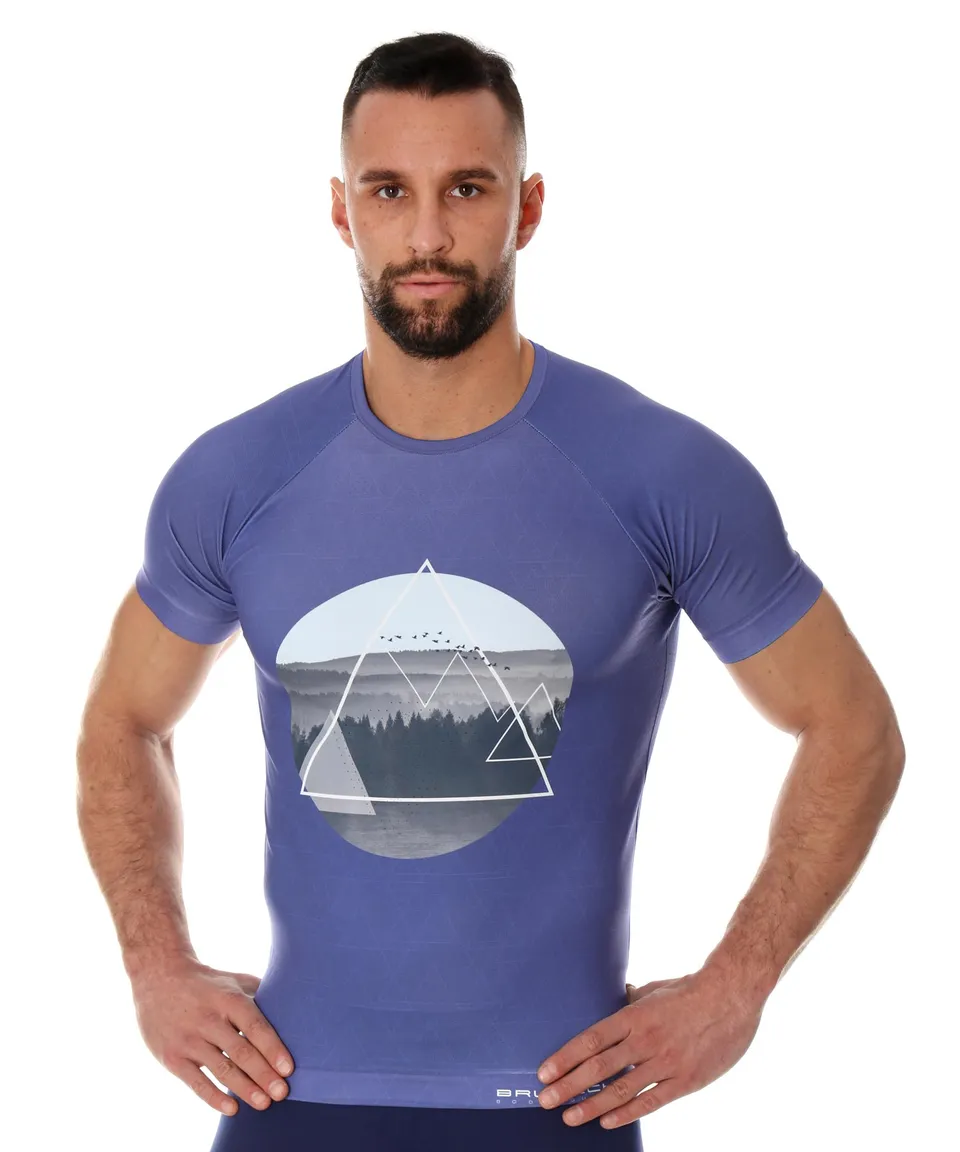brubeck-city-air-t-shirt-homme-thermoactif-manches-courtes-imprim image 1
