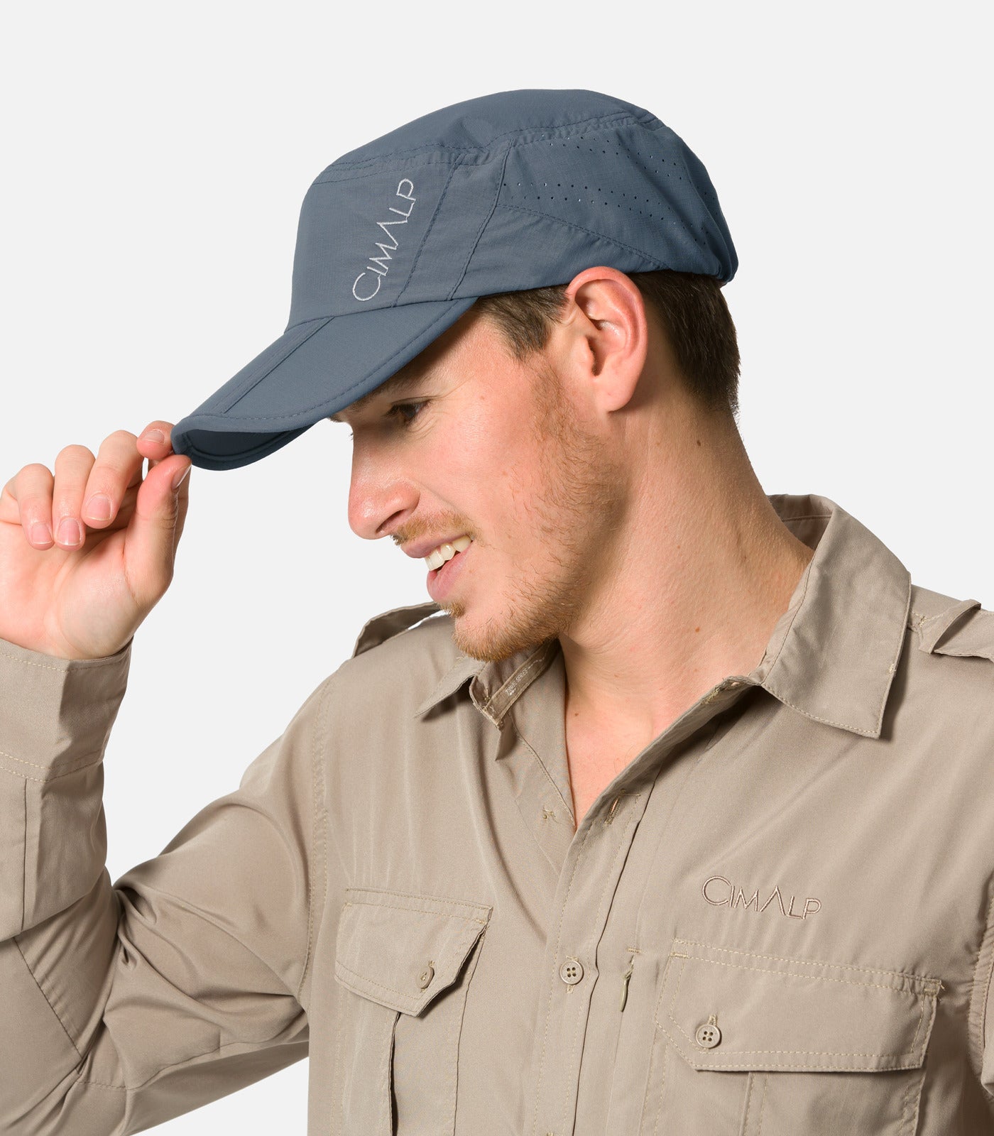 cimalp-fold-casquette-randonn-e-kaki-anti-moustiques-upf-40 image 4