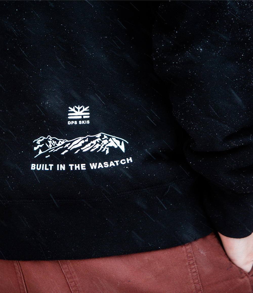 dps-wasatch-hoodie-sweat-capuche-noir-l-coton-unisexe image 5