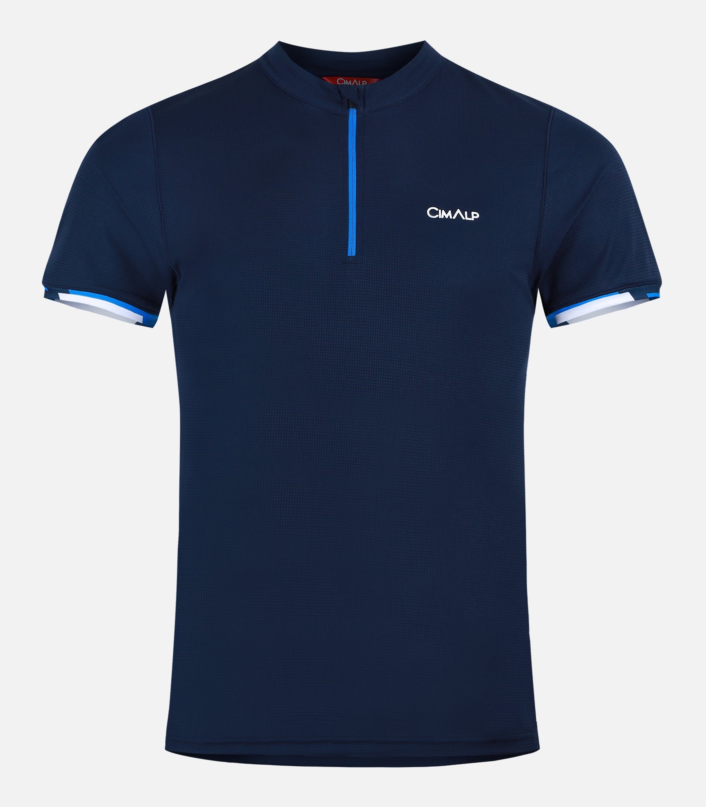 cimalp-faraut-h-t-shirt-trail-marine-demi-zip-respirant image 2