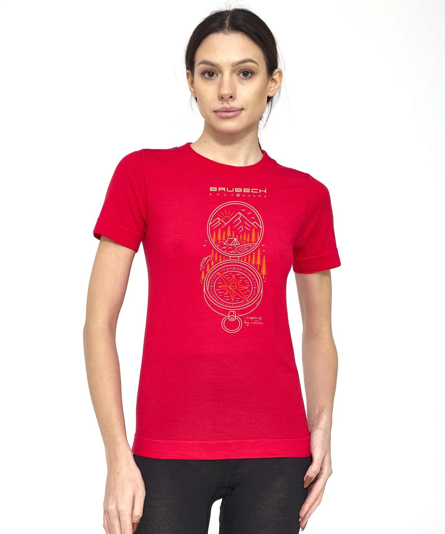 brubeck-outdoor-wool-pro-t-shirt-m-rinos-femme-manches-courtes image 1