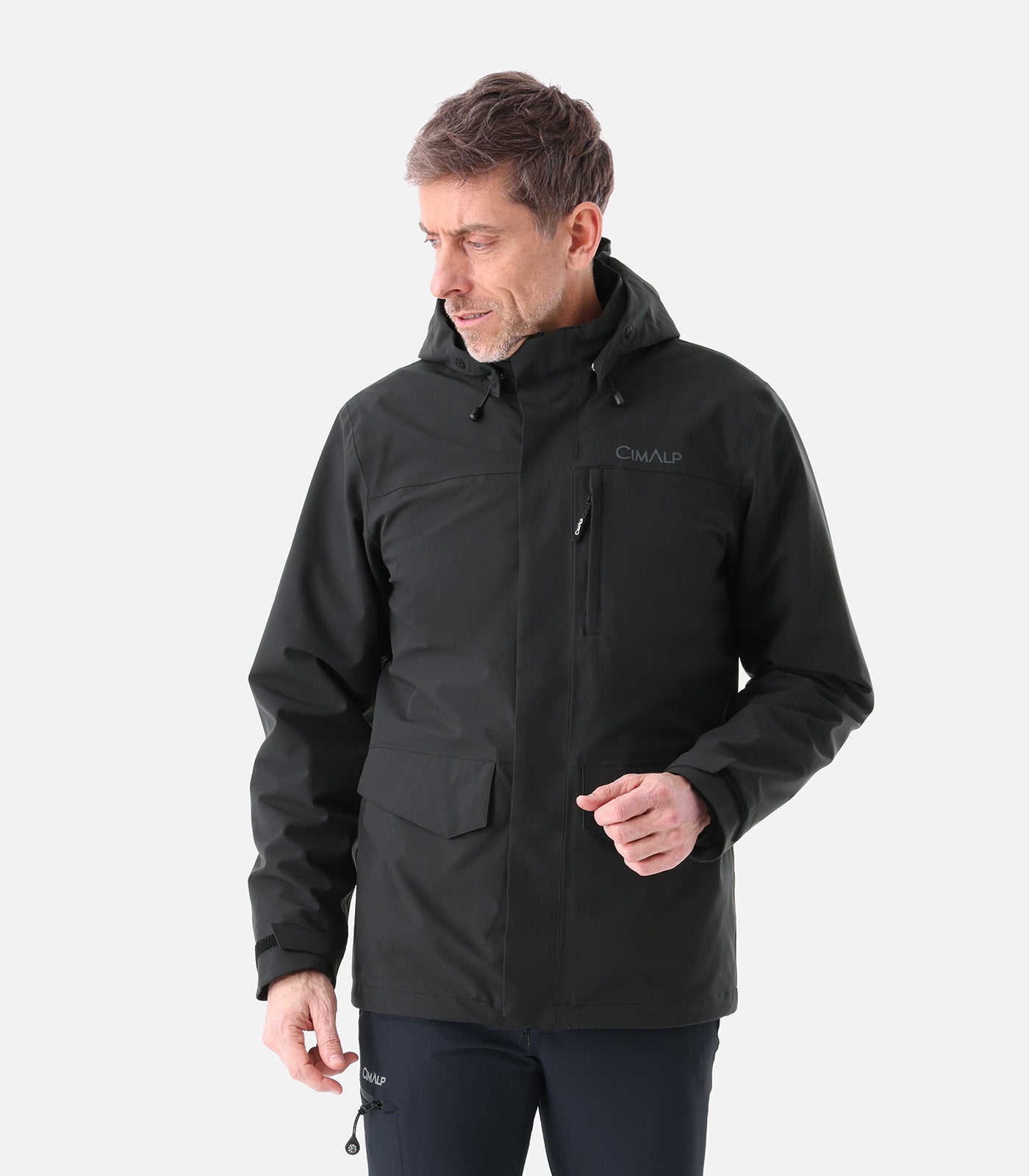 cimalp-scia-h-veste-imperm-able-homme-noir-chaude image 1