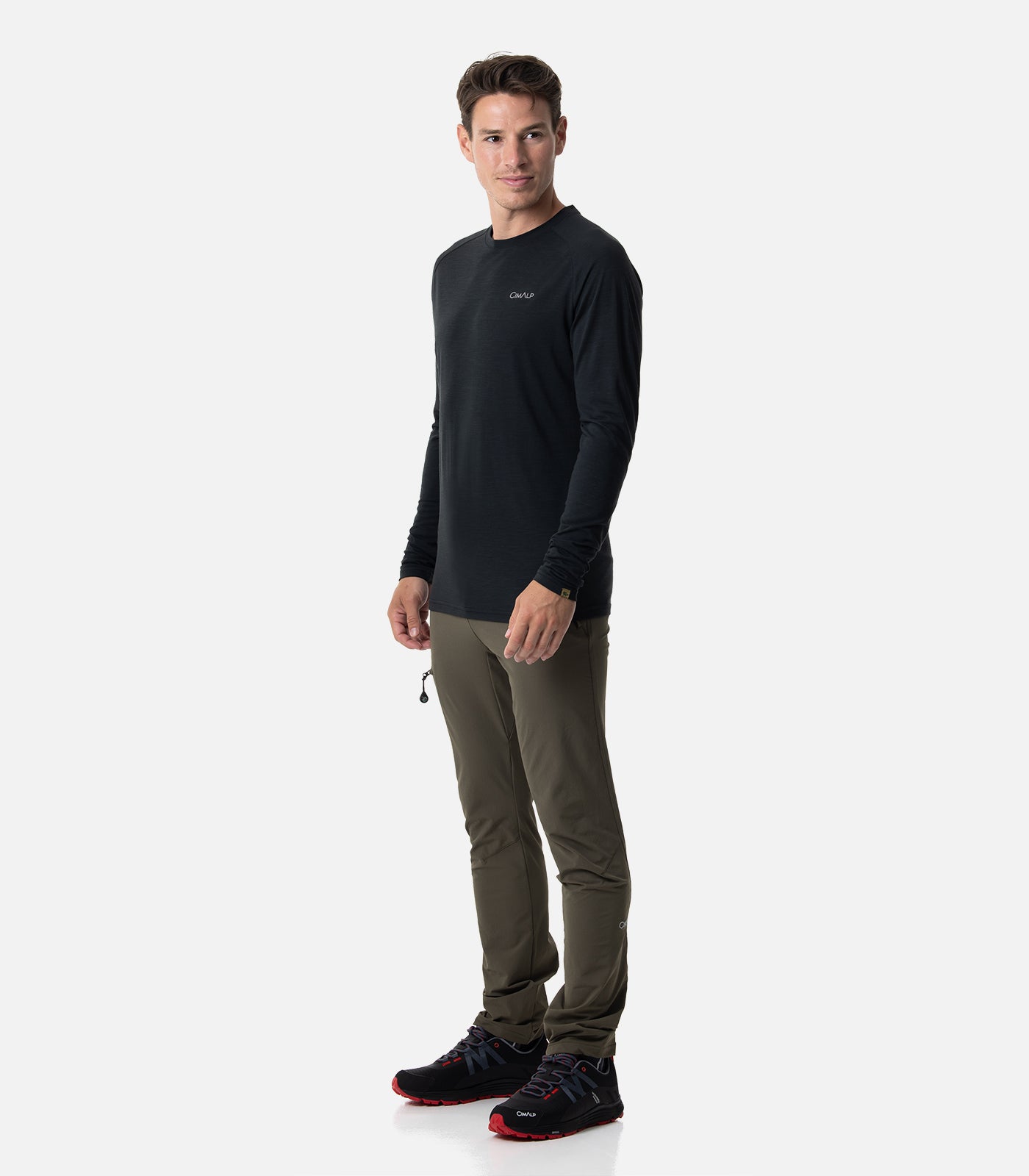 cimalp-charvin-3-h-t-shirt-randonn-e-rouge-homme image 3