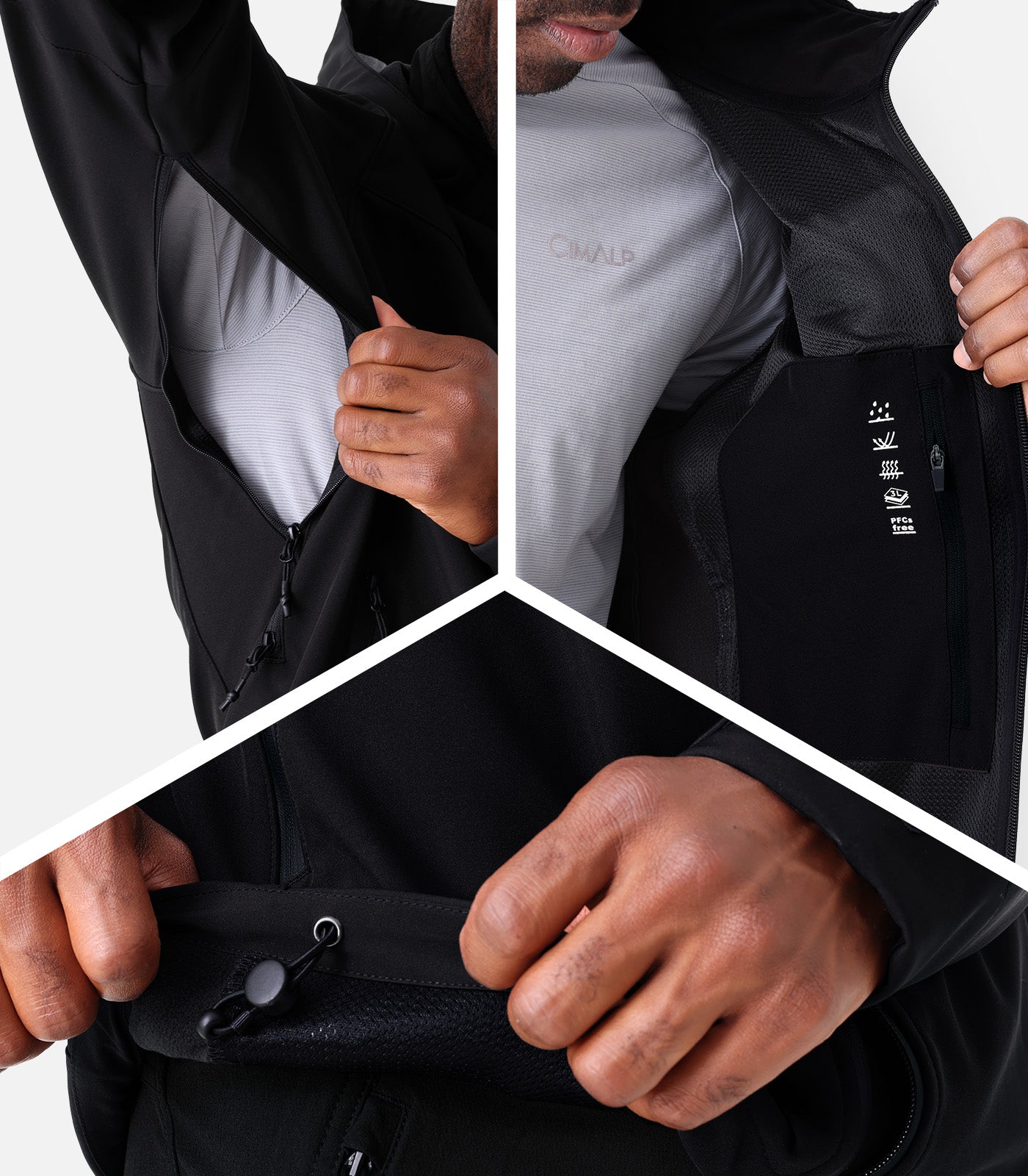 cimalp-dynamic-7-h-veste-softshell-homme-kaki-stretch image 5