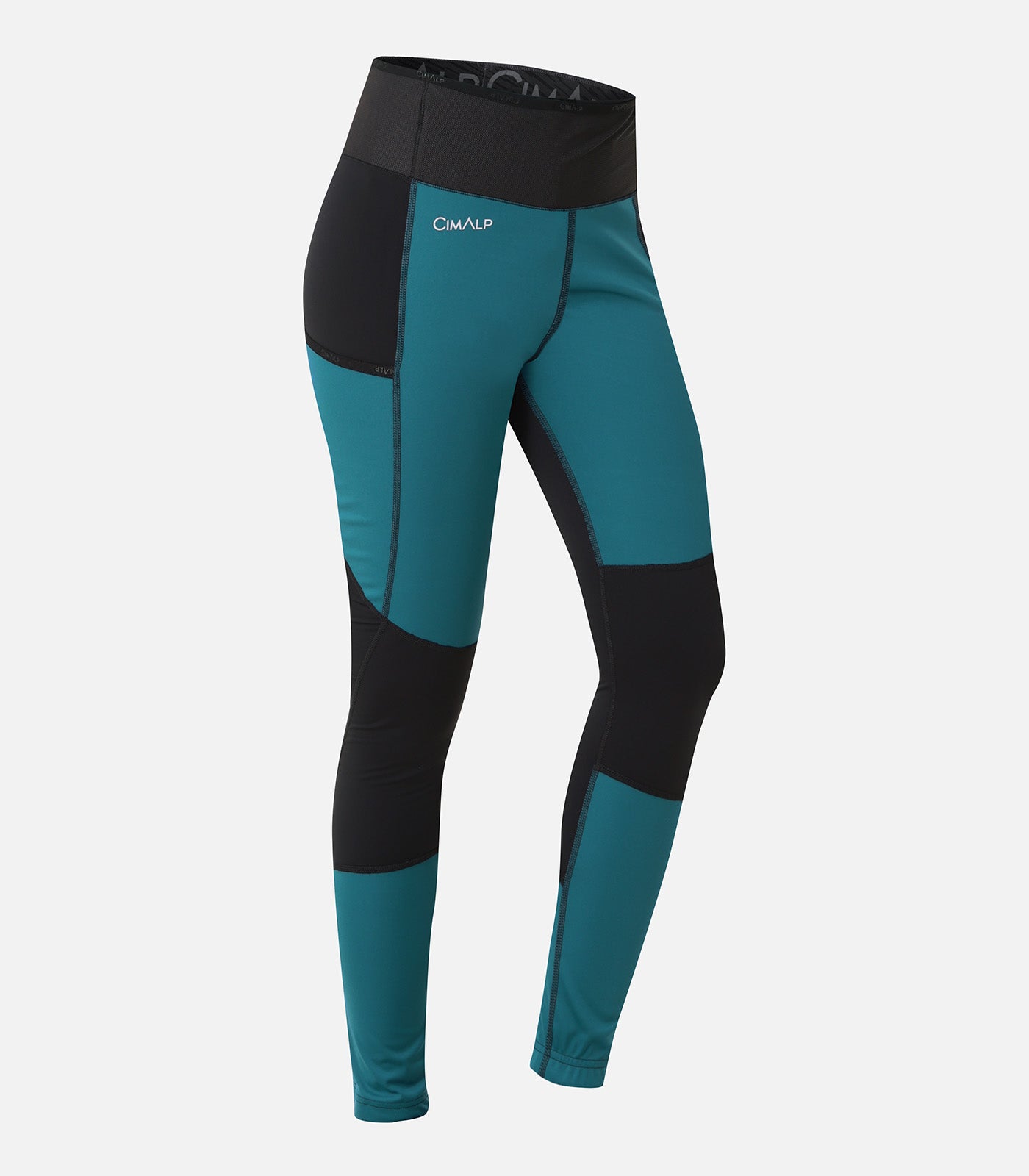 cimalp-winter-tight-4-f-collant-trail-femme-bleu-coupe-vent image 2