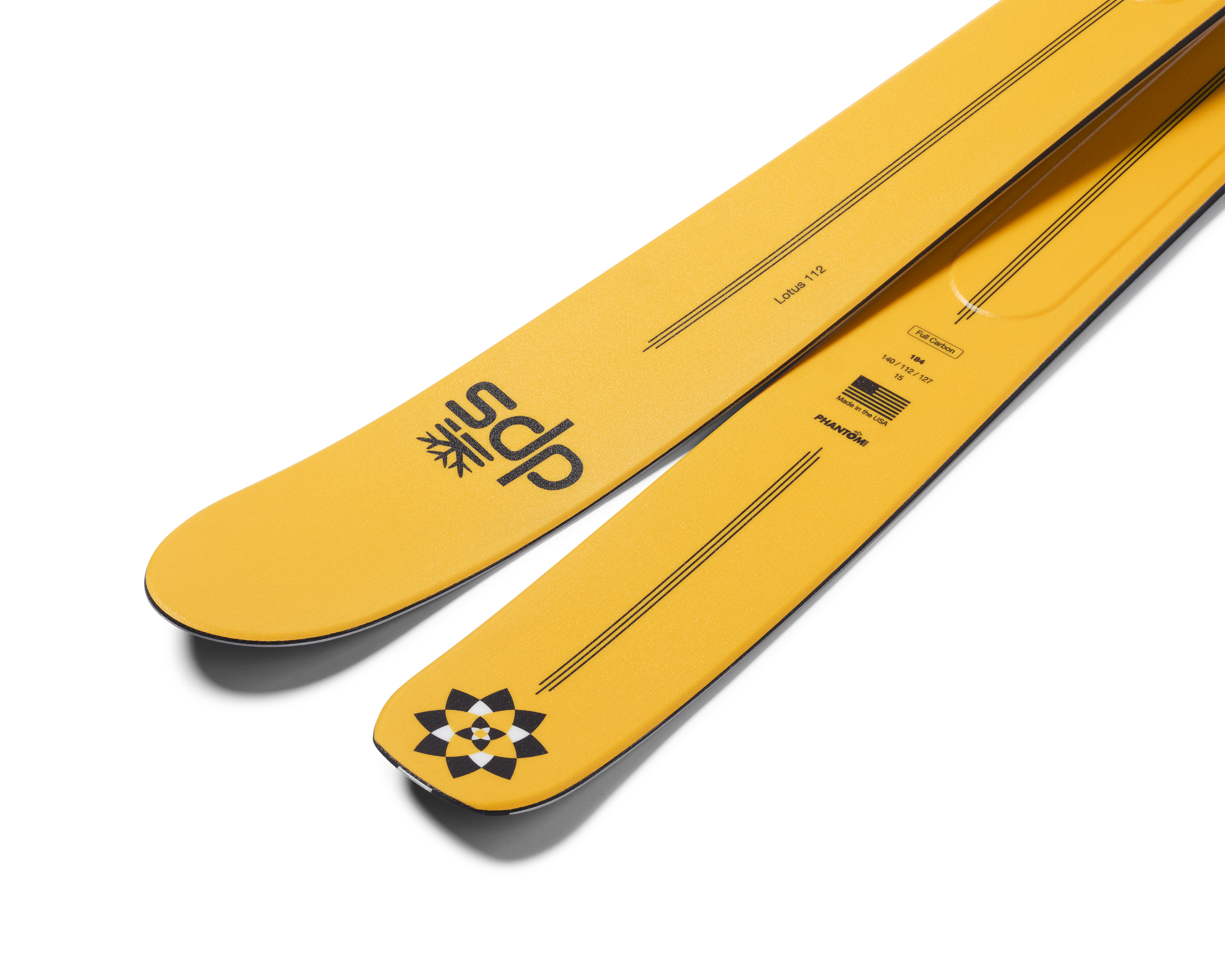 dps-lotus-112-ski-freeride-banana-yellow-178cm image 3